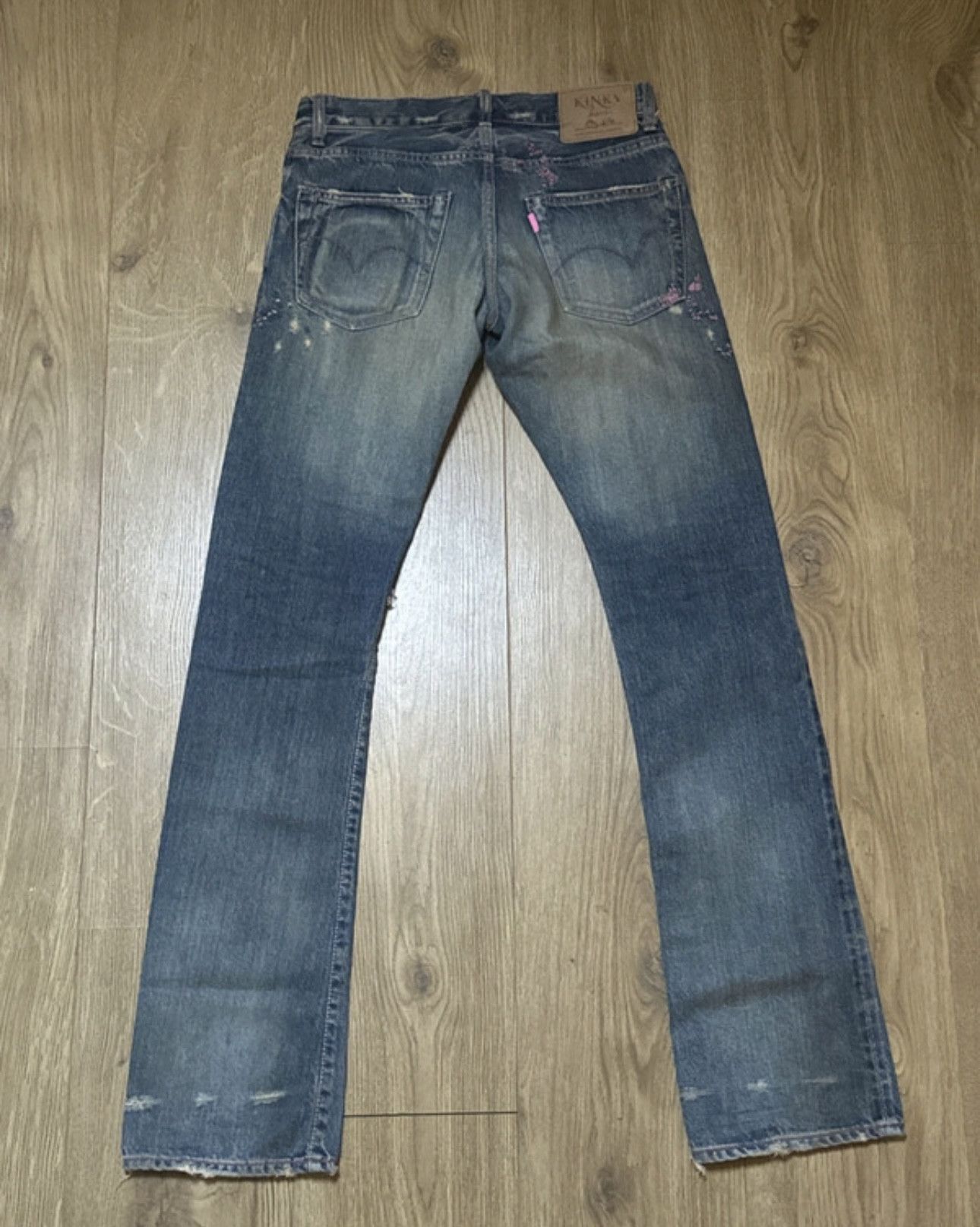 Hysteric Glamour hysteric glamour studded love buzz jeans with pink stitching Size US 27 - 2 Thumbnail