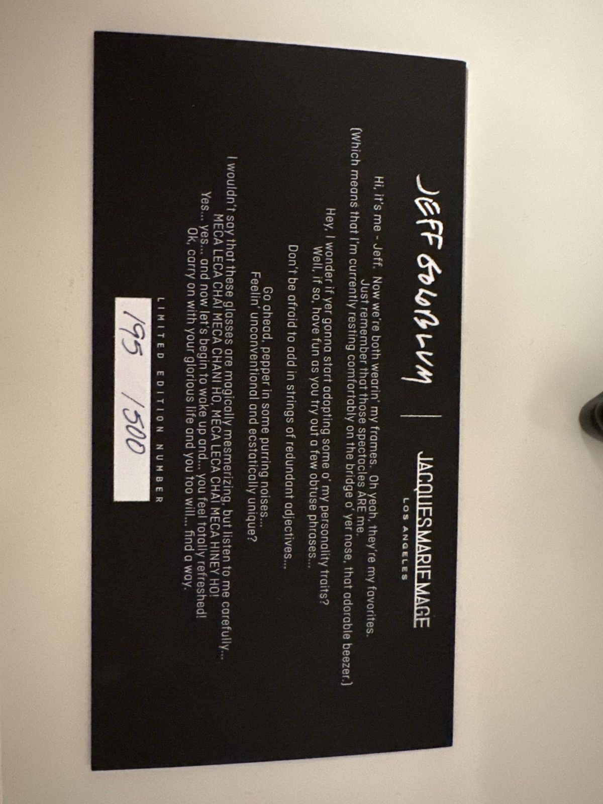 Jacques Marie Mage Jacques Marie Mage JEFF Noir – Excellent Condition Size ONE SIZE - 6 Thumbnail