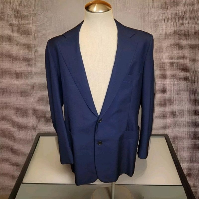 Emilio Pucci Pucci Blue Sport Coa Jacket Wool Blazer size 42 Size 42R - 1 Thumbnail