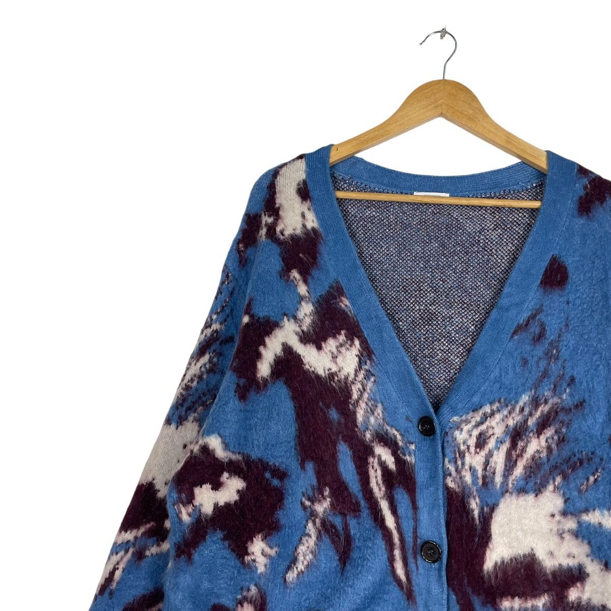 Designer × Japanese Brand × LOWRYS FARM 💥LAWRYS FARM POP ART KNIT CARDIGAN Size US XL / EU 56 / 4 - 6 Thumbnail