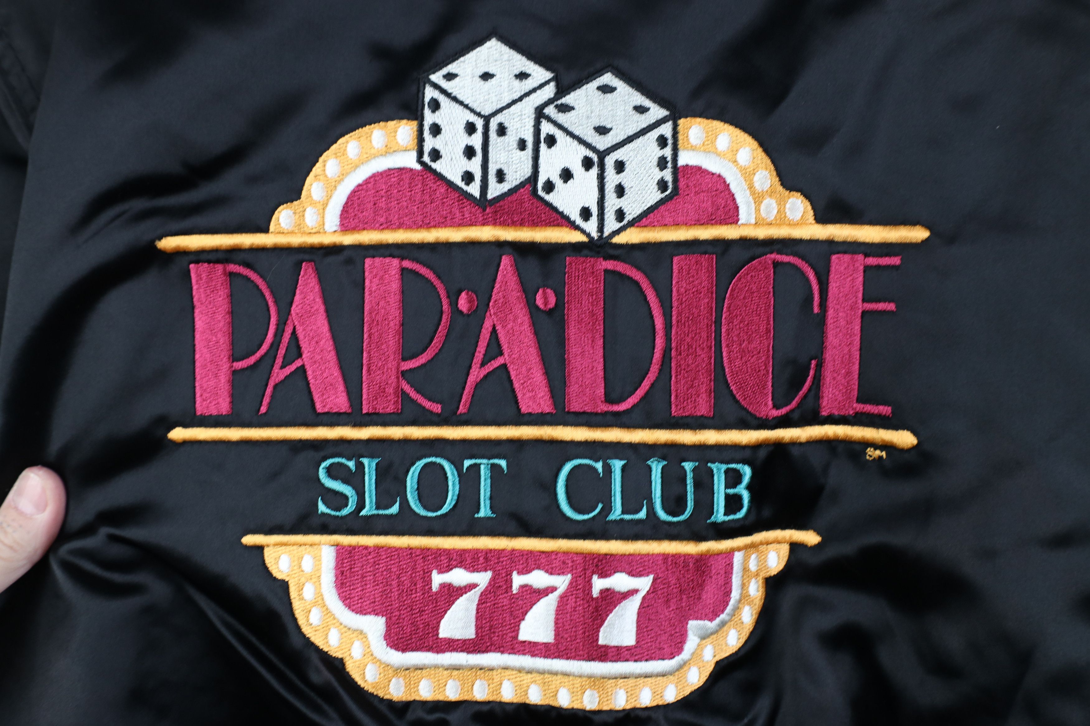 Vintage Vintage 90s Streetwear Club Casino Satin Bomber Jacket USA Size US M / EU 48-50 / 2 - 12 Thumbnail