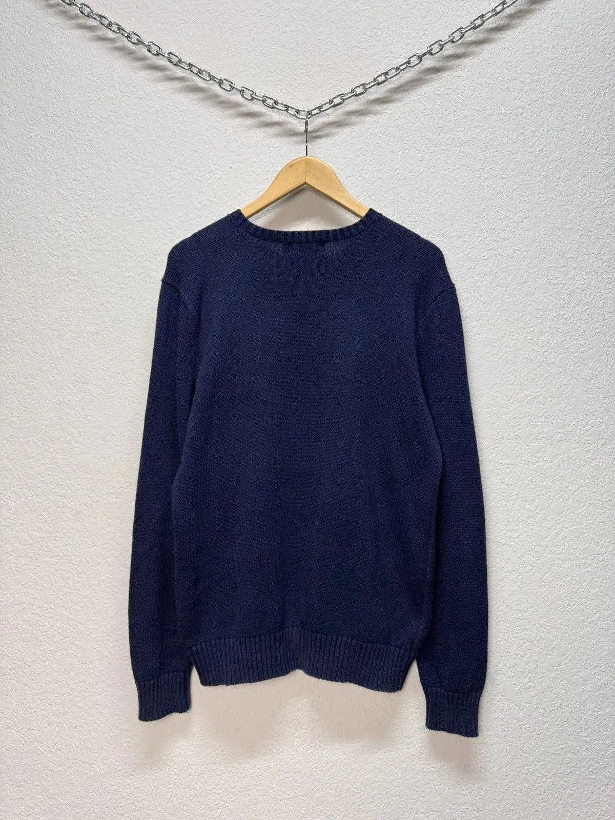 Polo Ralph Lauren Polo Ralph Lauren Cable Knit wool blue sweater Size US M / EU 48-50 / 2 - 6 Thumbnail