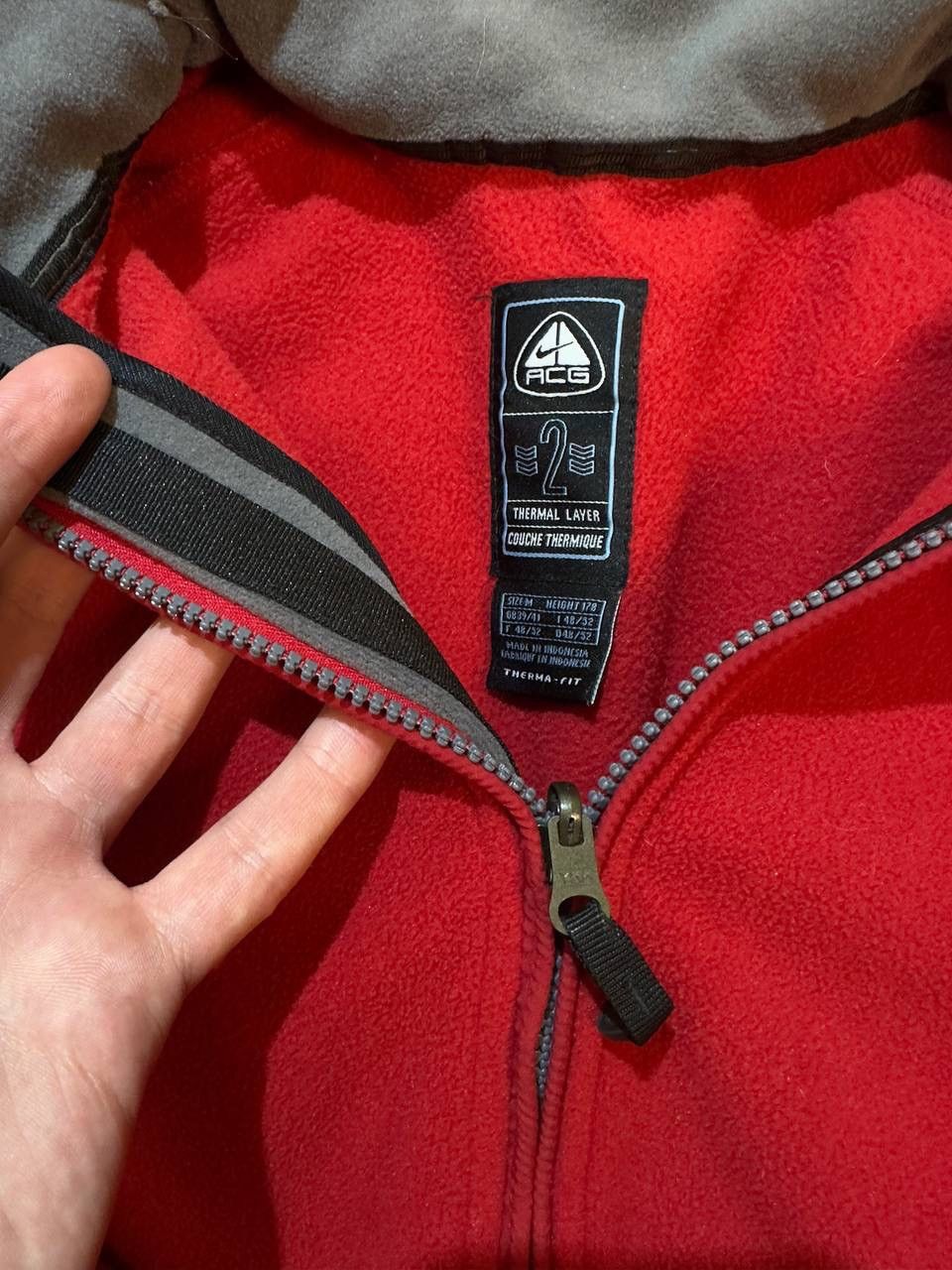 Nike ACG × Vintage Vintage Fleece Jacket Nike ACG Therma Fit Men’s M Size Size US M / EU 48-50 / 2 - 4 Thumbnail