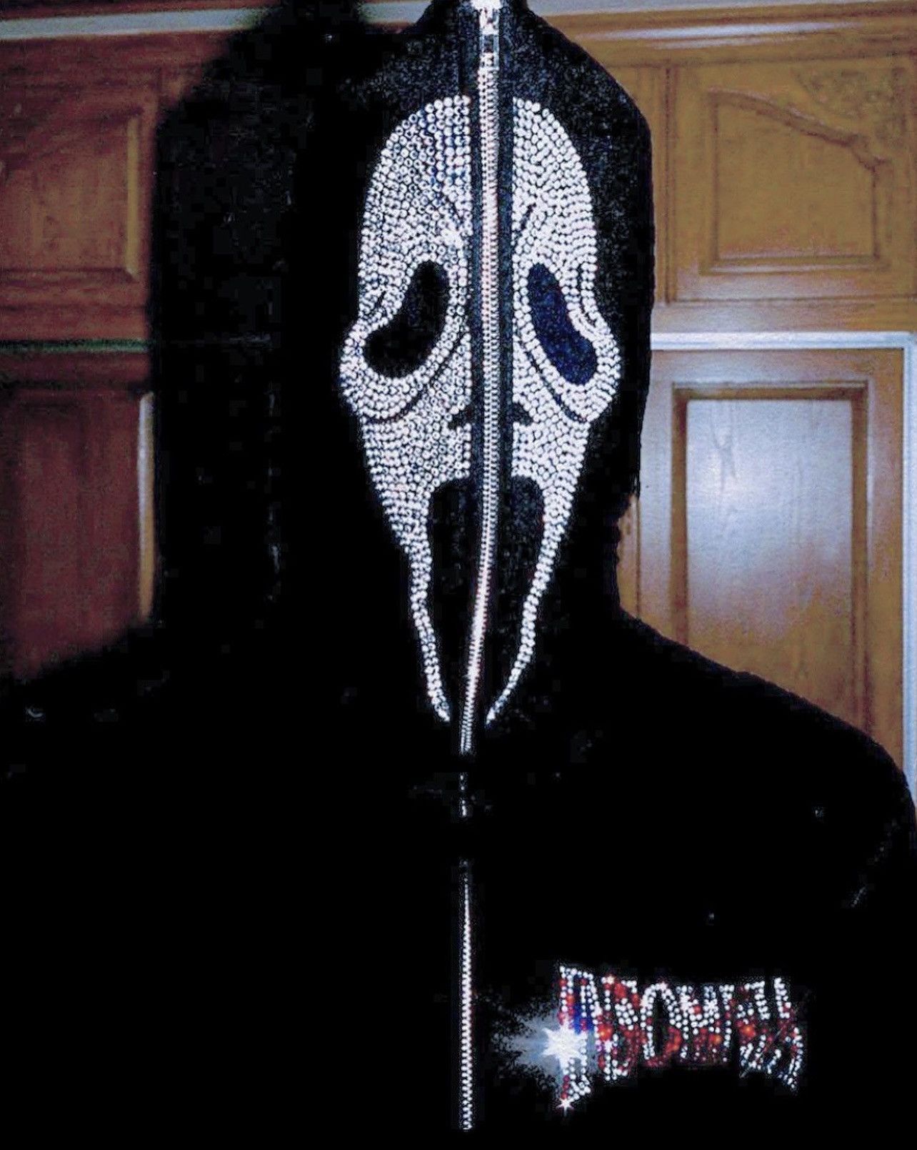 image of Insomnia Visuals Scream Full Zip-Up in Black, Men's (Size Large)