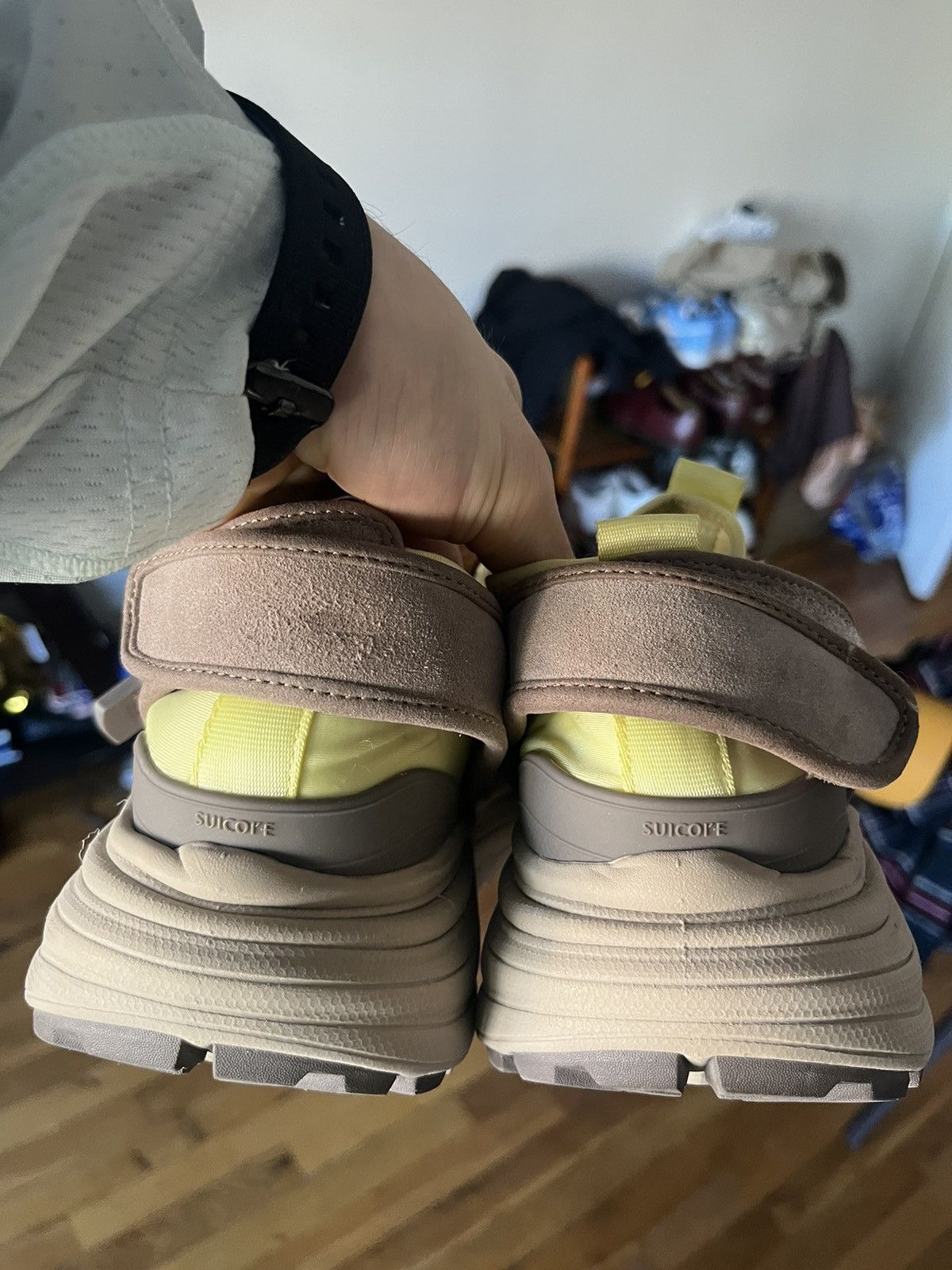 Suicoke Suicoke tred beige & yellow sneakers 2023 Size US 8 / EU 41 - 3 Thumbnail