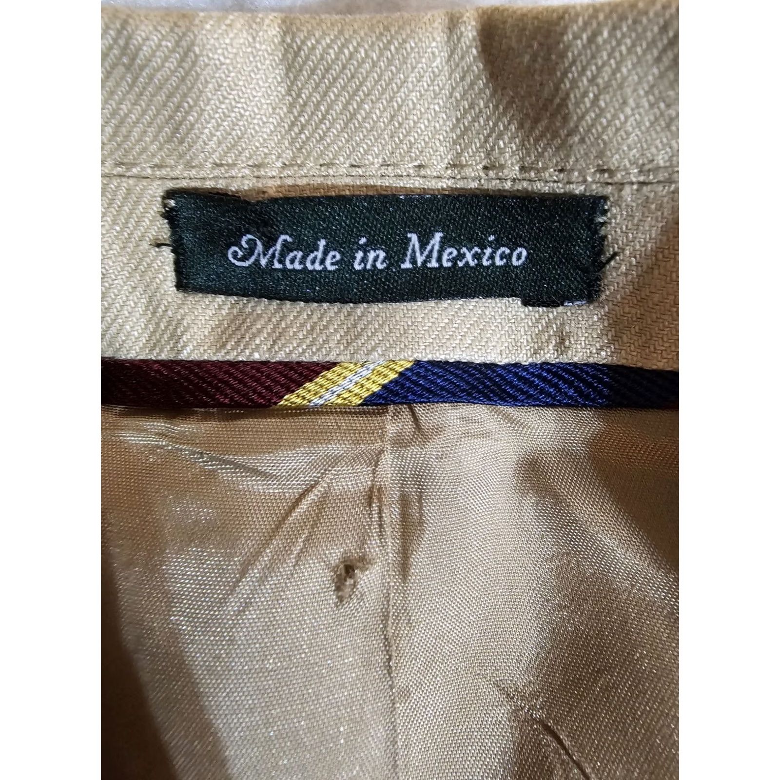 J.Crew VINTAGE J.CREW Blazer Linen Beige Mens Sz 38 Regular Blazer Blazer, J.CREW, 100% Irish Linen, Single-Breasted, Notch Lapel, Dry Clean Only Size 38R - 4 Thumbnail
