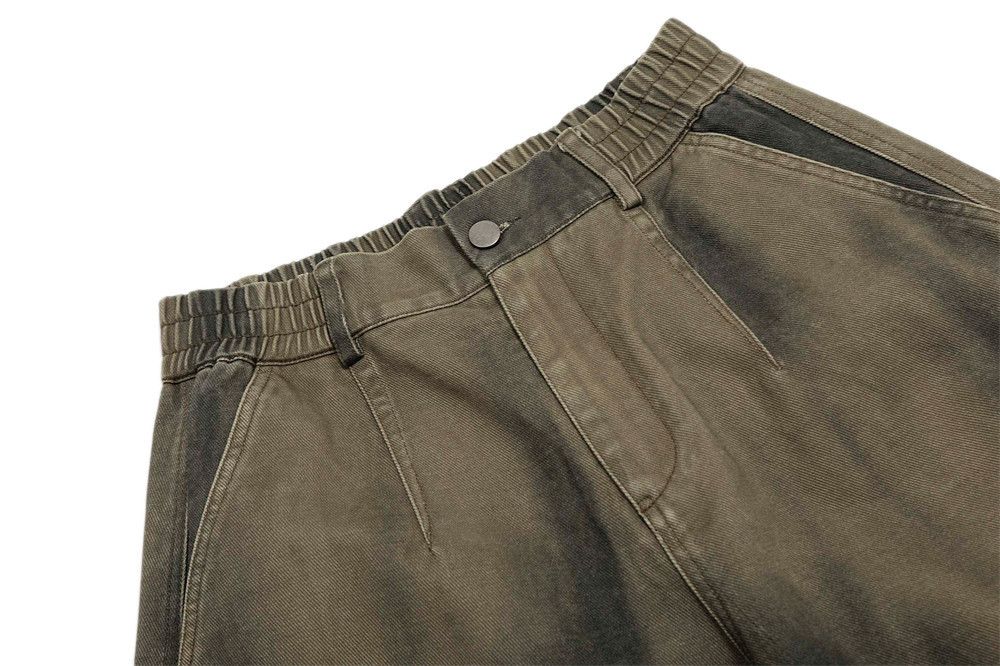 Japanese Brand × Jean Men's pleated loose wide-leg distressed denim shorts Size US 32 / EU 48 - 3 Thumbnail