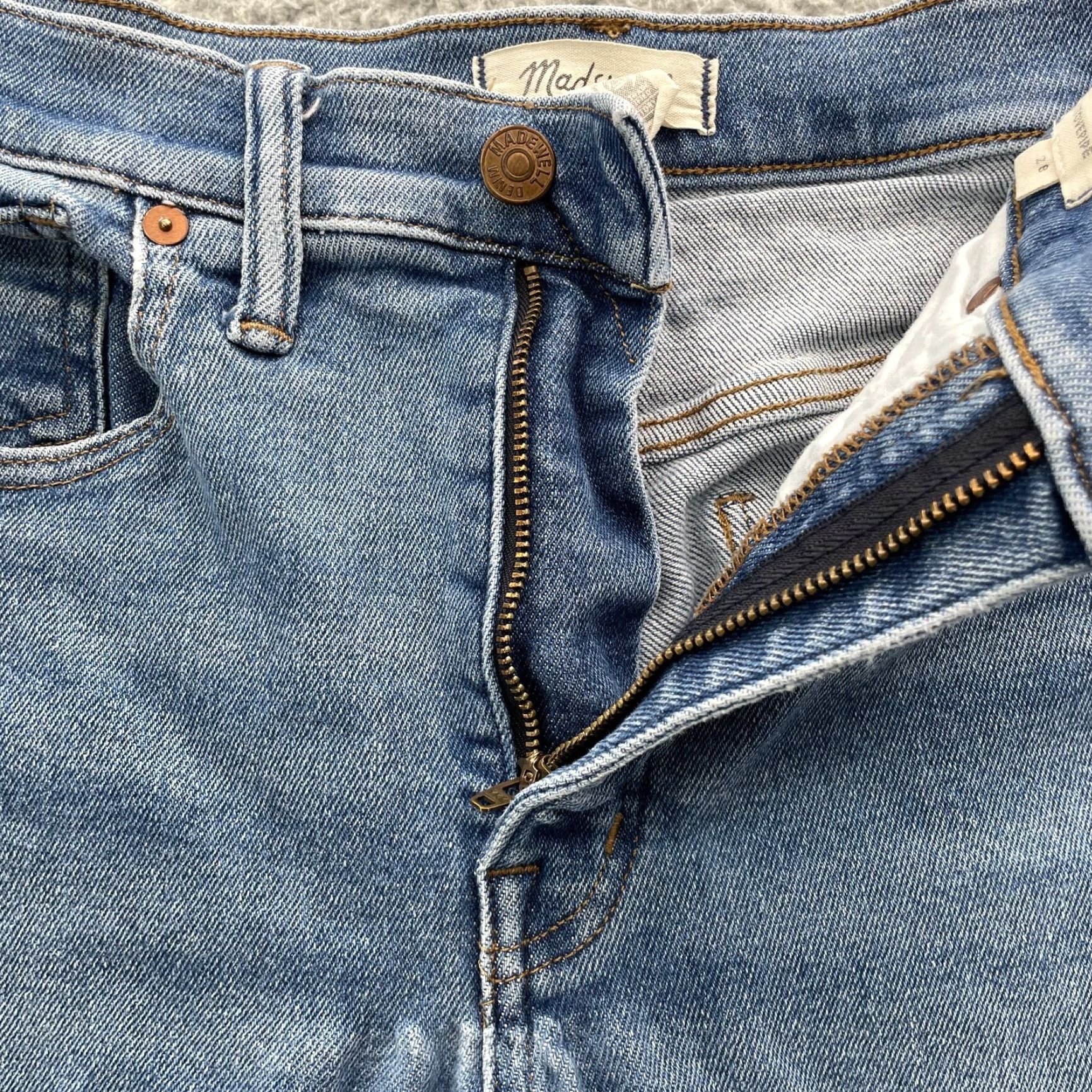 Madewell Madewell Stovepipe Jeans Womens 28 Slim Straight Boho Chic Academia Classic 90s Size 28" / US 6 / IT 42 - 6 Thumbnail