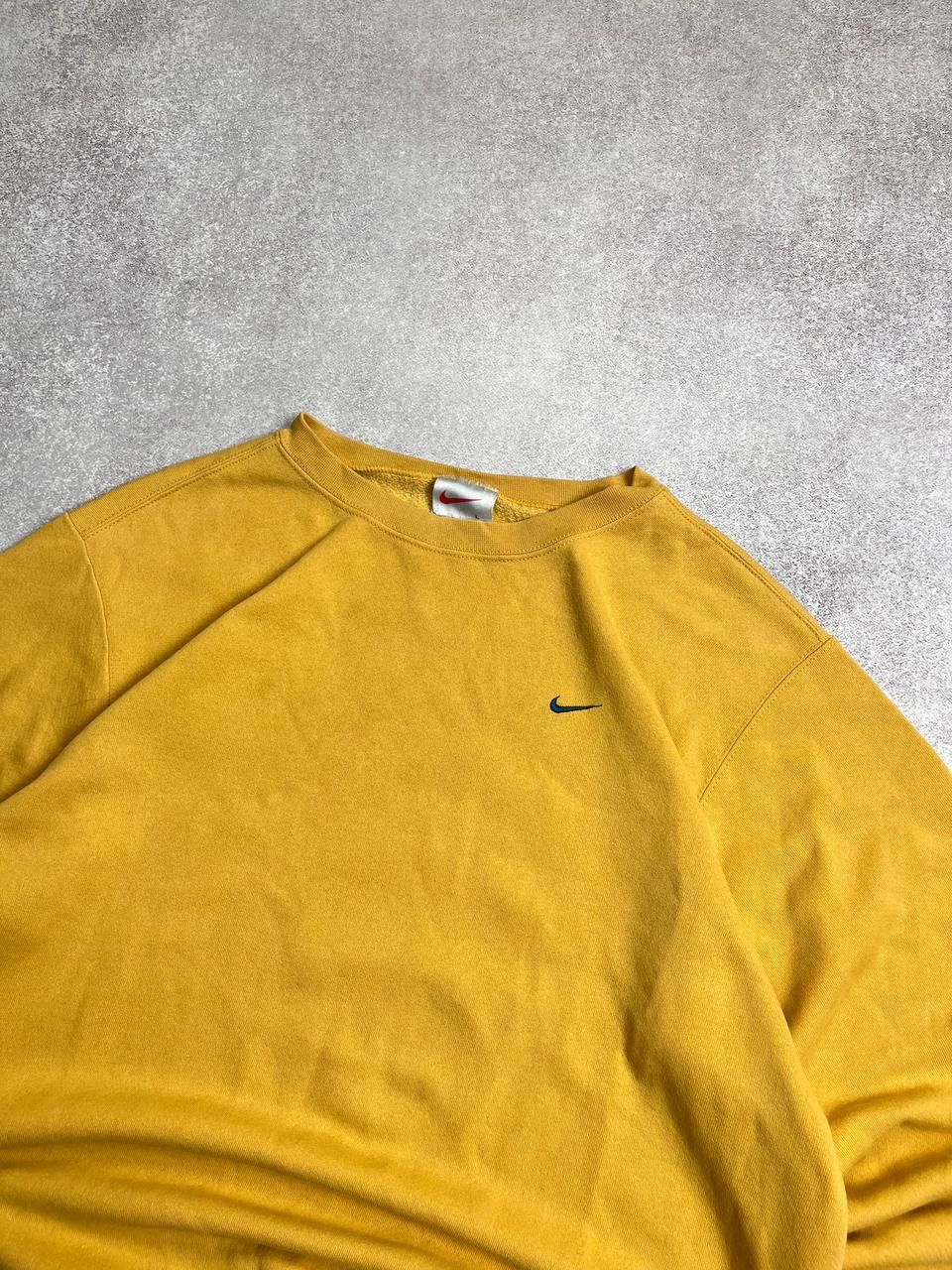 Nike × Vintage VINTAGE 90’s NIKE SWOOSH BOXY SWEATSHIRT Y2K L Size US L / EU 52-54 / 3 - 3 Thumbnail