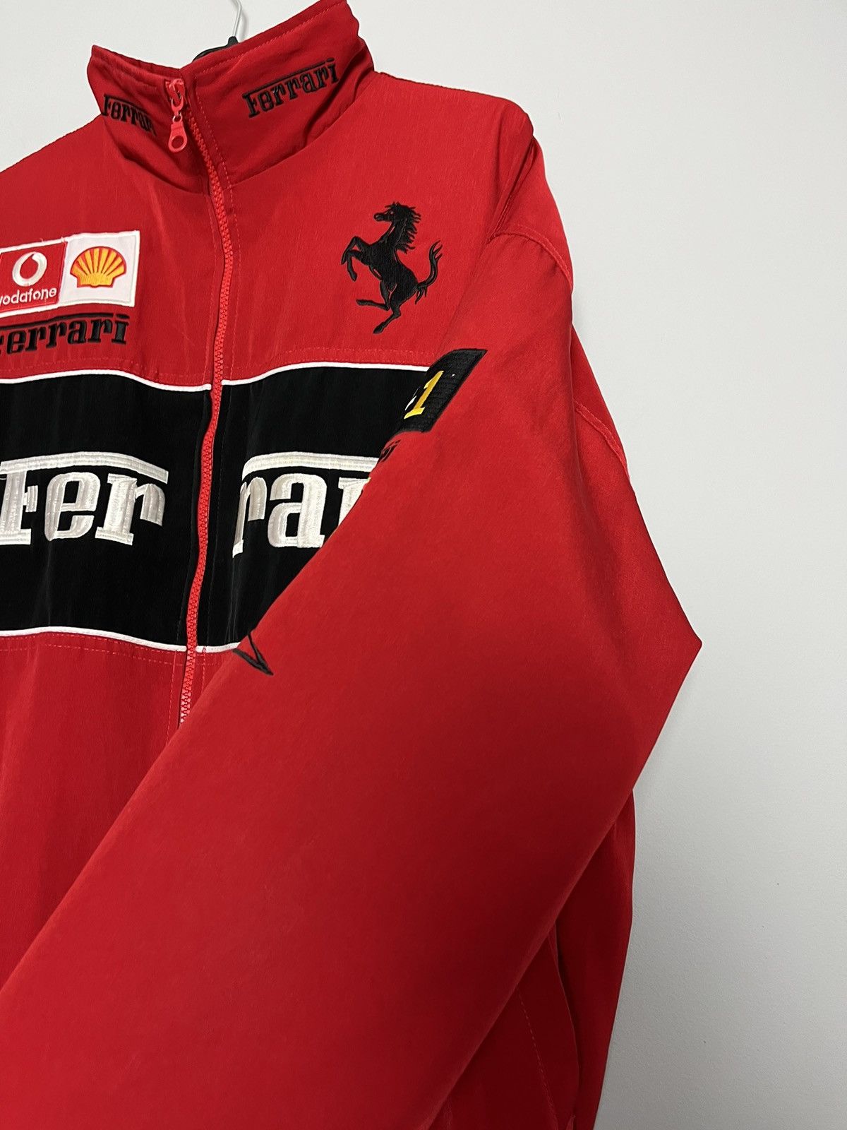 Vintage ferrari racing jacket F1 Michael Schumacher rare y2k