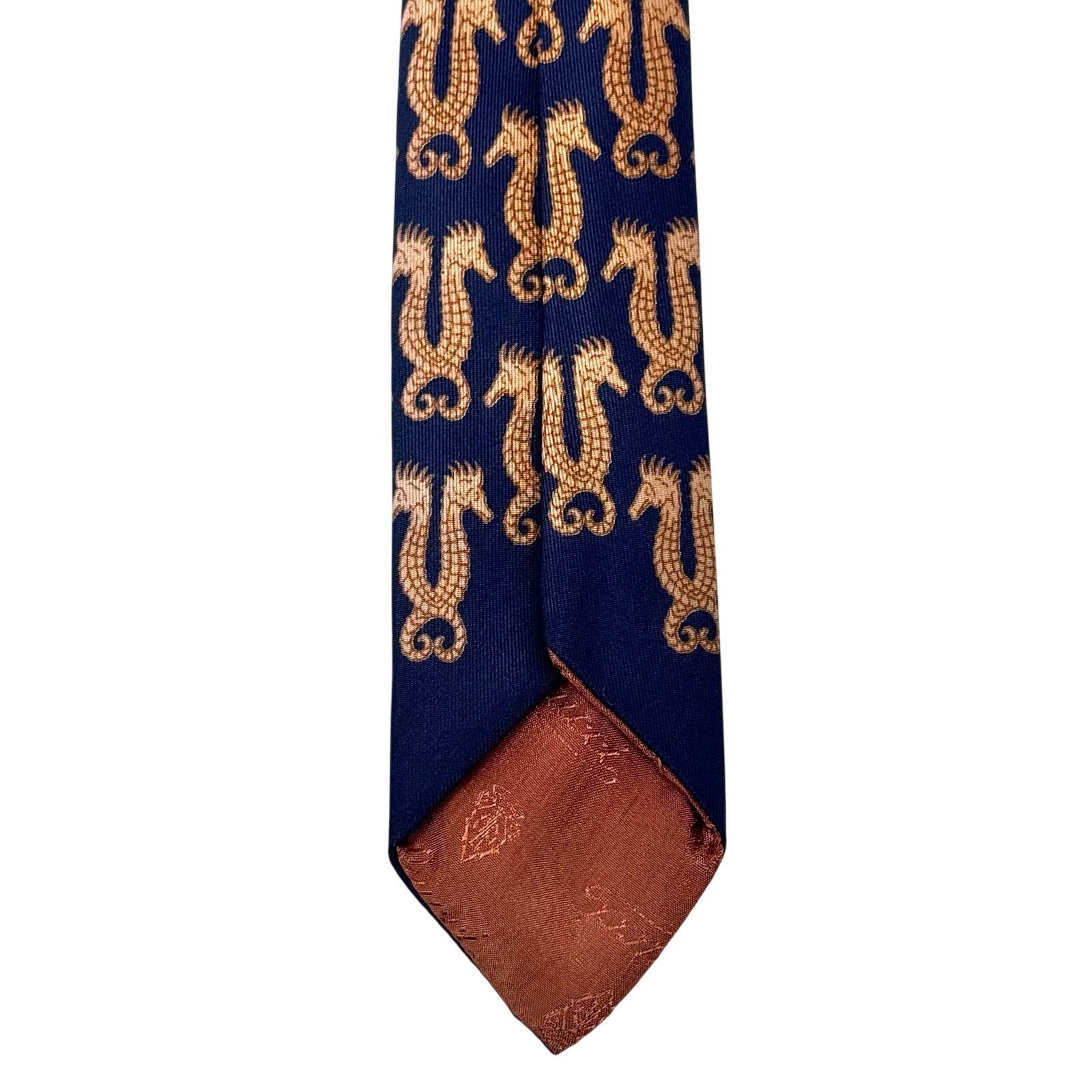 Gucci Gucci Seahorse Pattern Tie Size ONE SIZE - 8 Thumbnail