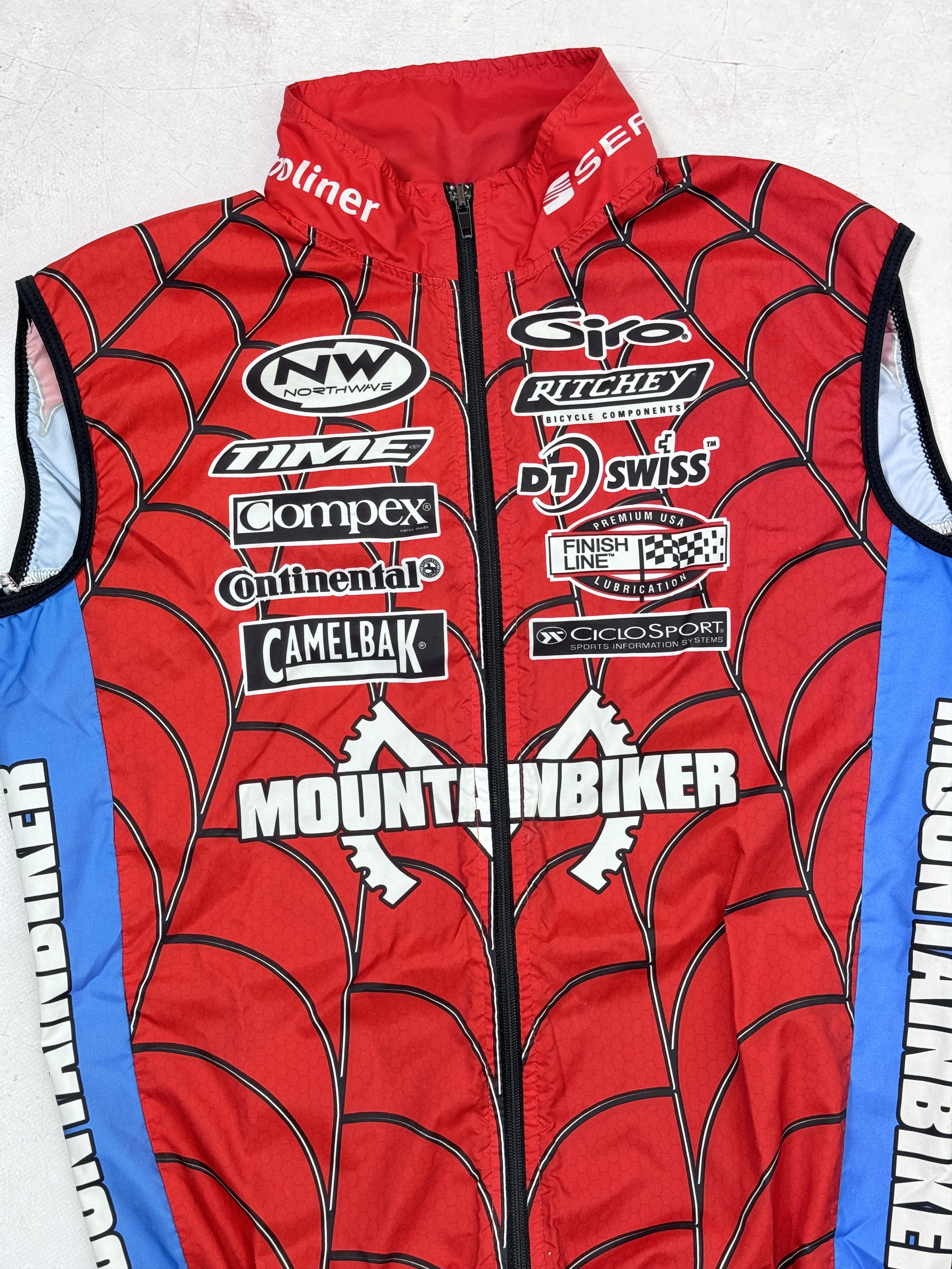 Vintage Mountainbiker Cycling Vest Continental Giro DT Swiss Size US M / EU 48-50 / 2 - 3 Thumbnail