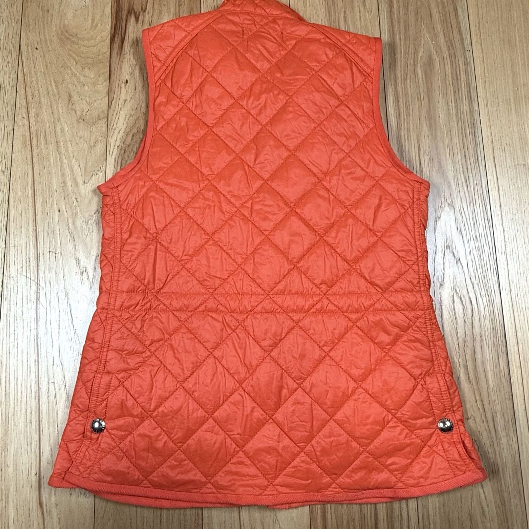 Ralph Lauren Lauren Ralph Lauren Quilted Vest Womens PXS Orange 4 Pocket Cargo Vest Women PXS Orange Quilted Nylon Pockets Petite Size XS / US 0-2 / IT 36-38 - 7 Thumbnail