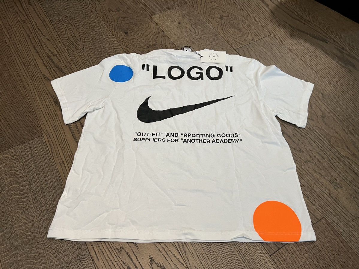 Nike × Off-White Nike x Off-White “Logo” Shirt White Large Size US L / EU 52-54 / 3 - 8 Thumbnail