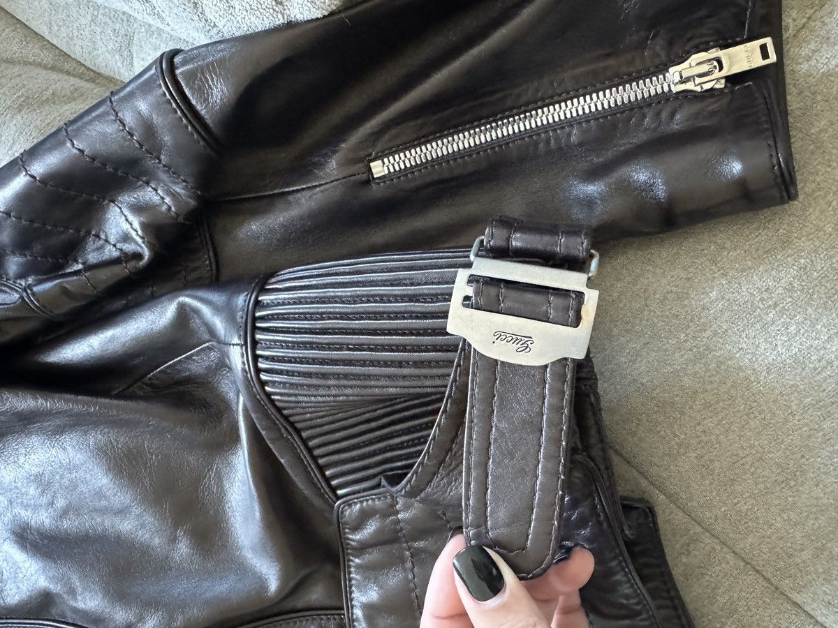 Gucci Gucci Leather Biker Moto Jacket – Brown – Size 58 / XXL Size US XXL / EU 58 / 5 - 4 Thumbnail