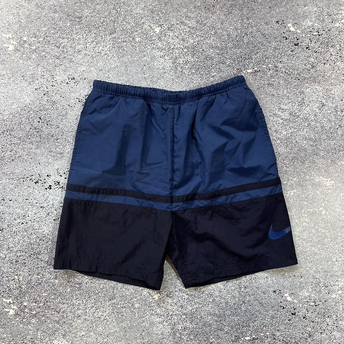Nike × Vintage 90’s Nike Nylon Swoosh Logo Shorts Size US 30 / EU 46 - 3 Thumbnail
