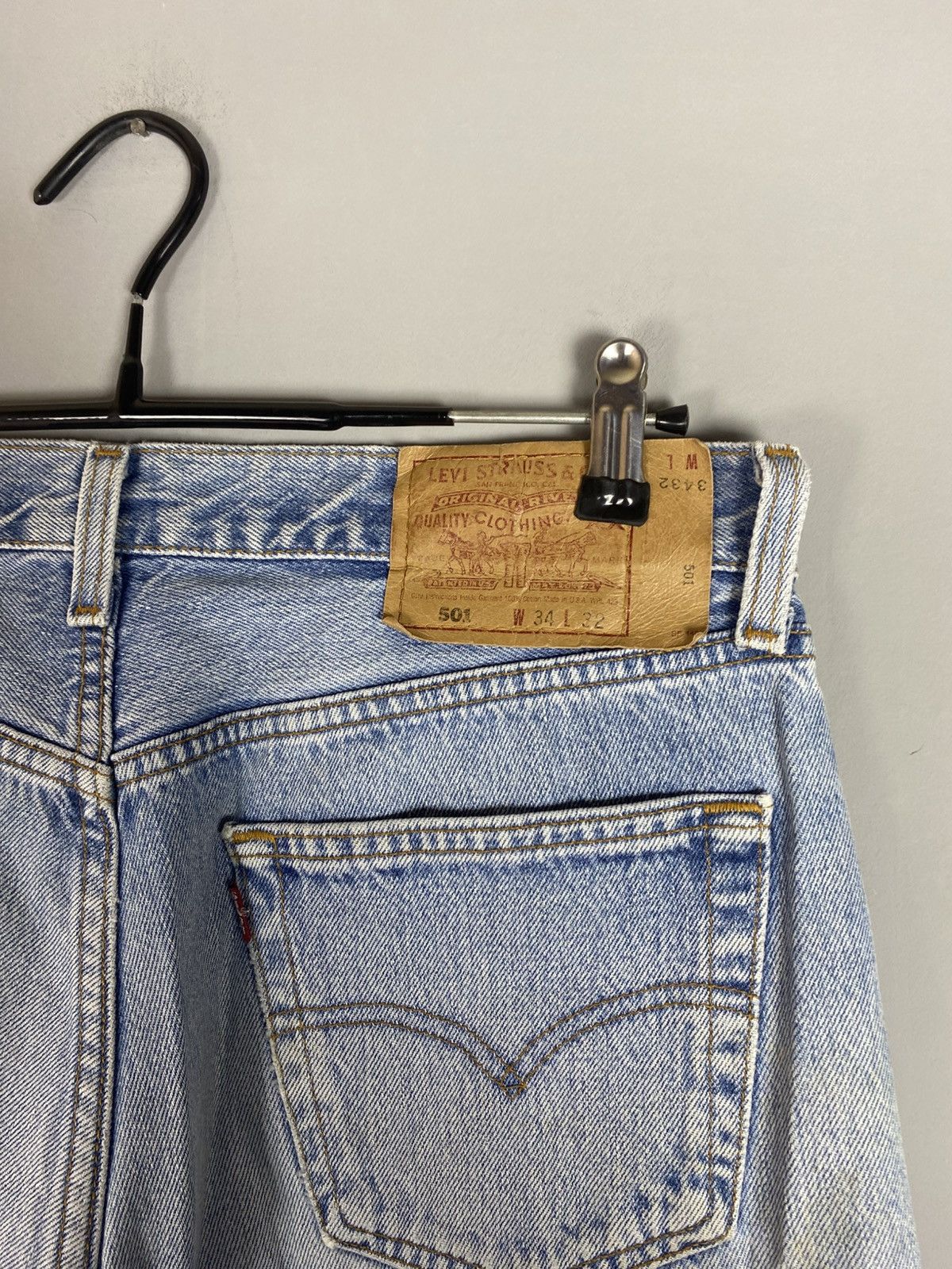 Levi's Vintage 90s Levi’s 501 jeans denim Size US 34 / EU 50 - 5 Thumbnail