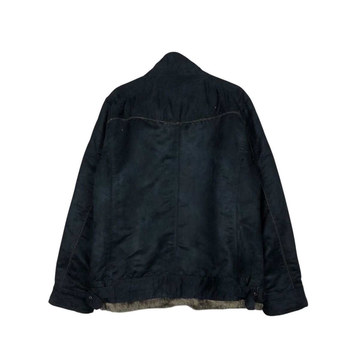 Japanese Brand 📌Vintage Biker Jacket Splendid Satisfaction Fur Bottom Size US L / EU 52-54 / 3 - 9 Thumbnail