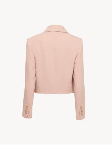 Chloe o1loc1c10226 Cropped Jacket in Clay Pink Size XS / US 0-2 / IT 36-38 - 3 Thumbnail