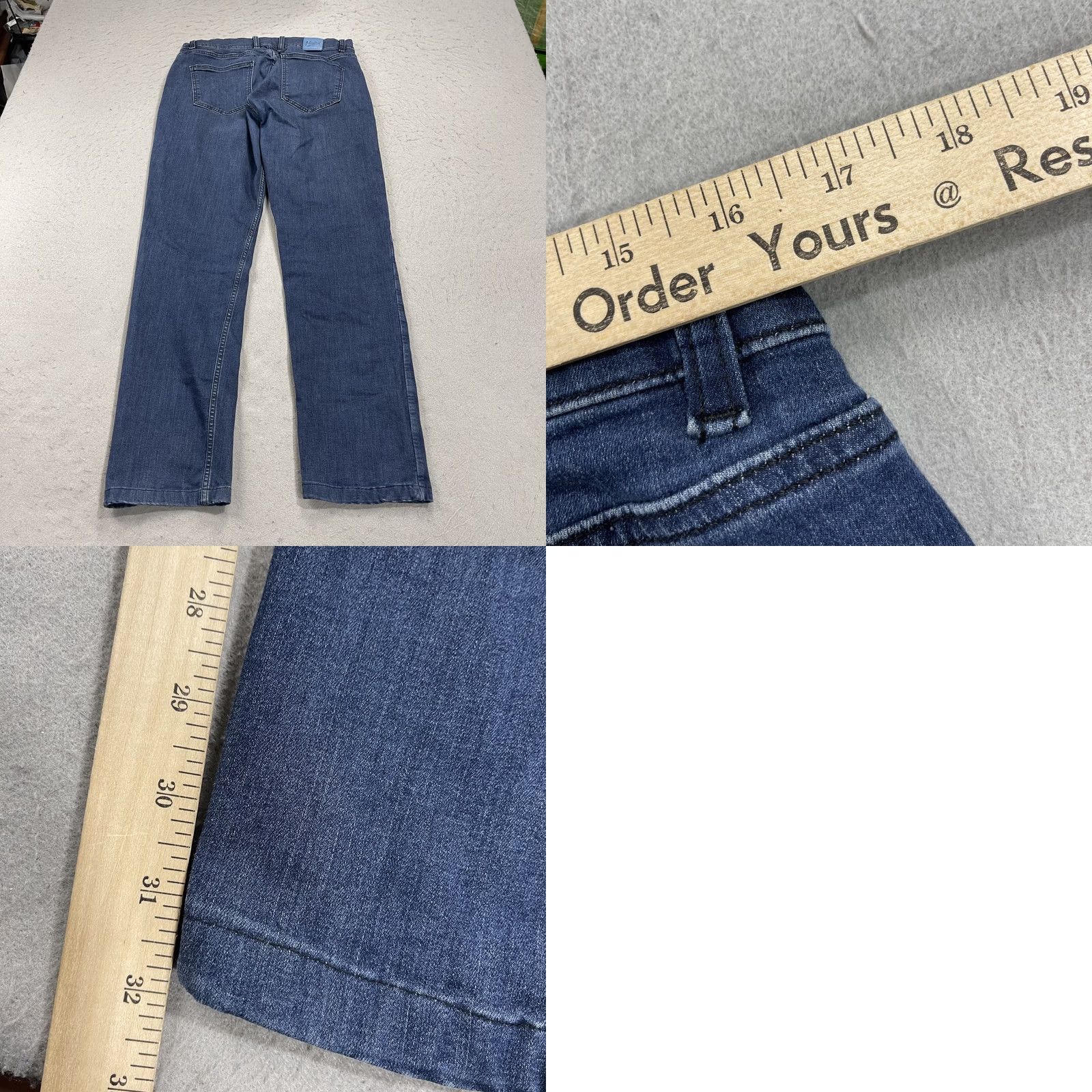 Vintage Mugsy Jeans Mens 34x34 Blue Stretch Casual Cotton Blend Denim Comfy Size US 34 / EU 50 - 8 Thumbnail