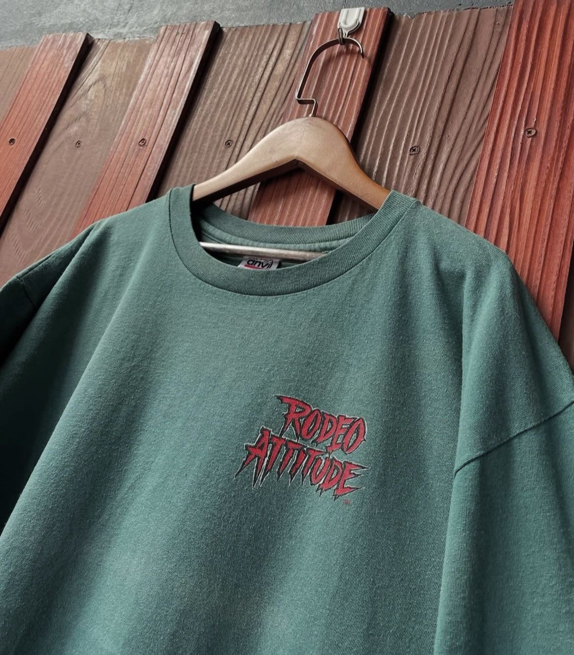 Other 1996 Rodeo America “Cowboy Motto” Tee XL – Vintage Western Size US XL / EU 56 / 4 - 6 Thumbnail