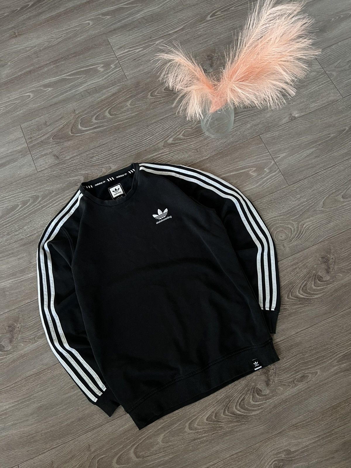 Adidas × Designer ‼️Vintage Adidas Skateboarding Knit Logo 3St Sweatshirt‼️ Size US S / EU 44-46 / 1 - 6 Thumbnail