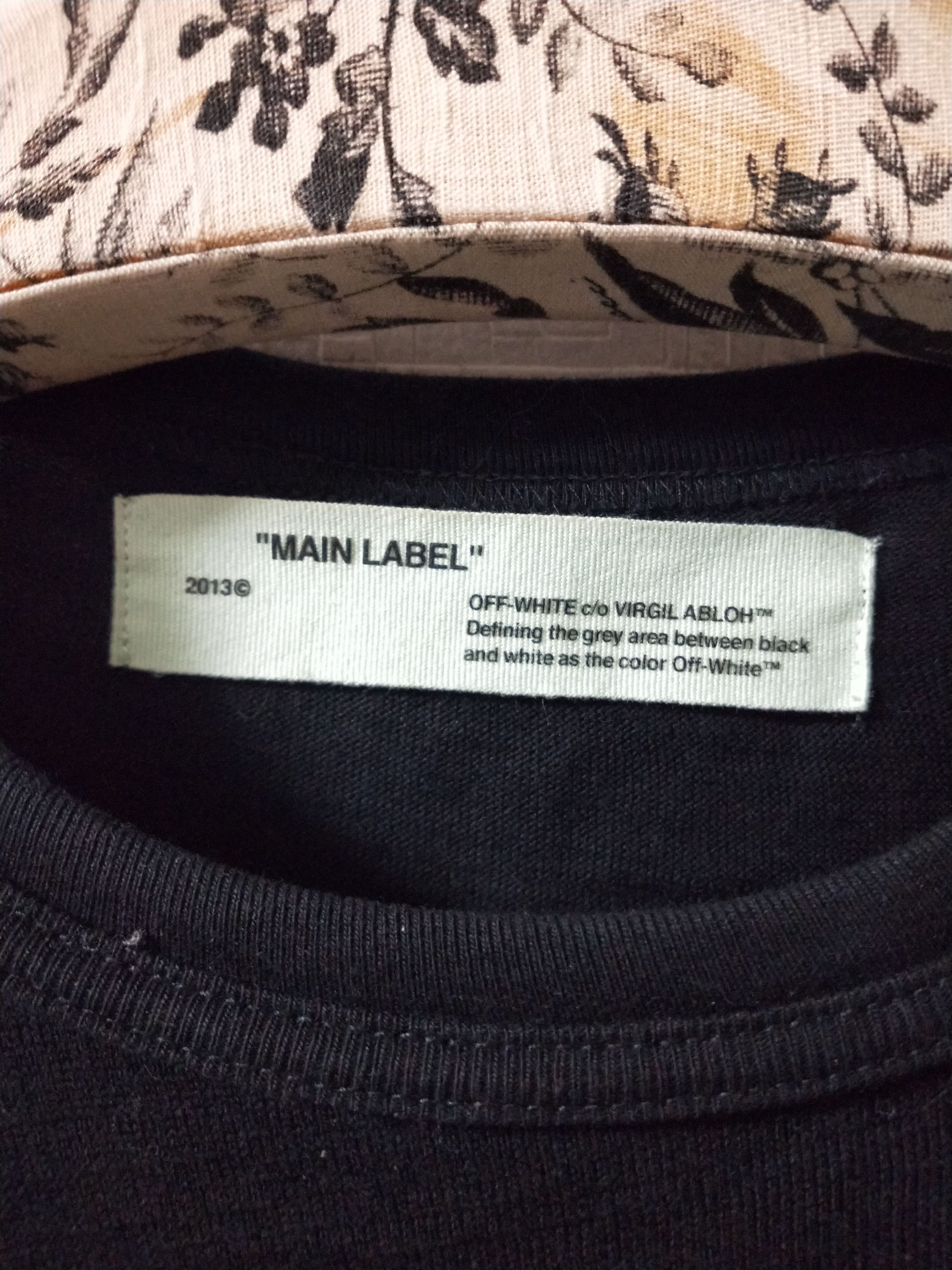 Off-White Diagonal Caravaggio L/S Tee Size US S / EU 44-46 / 1 - 4 Thumbnail