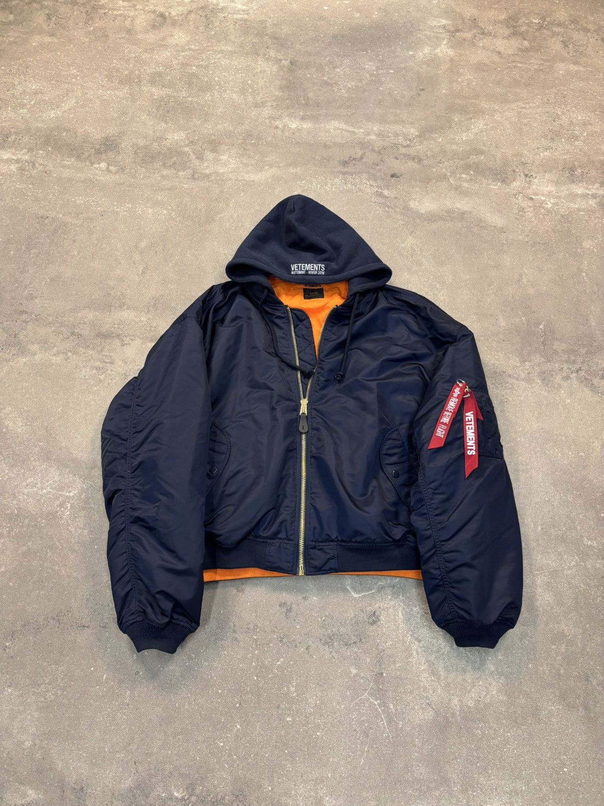 Alpha Industries × Vetements Vetements X Alpha Industries Split