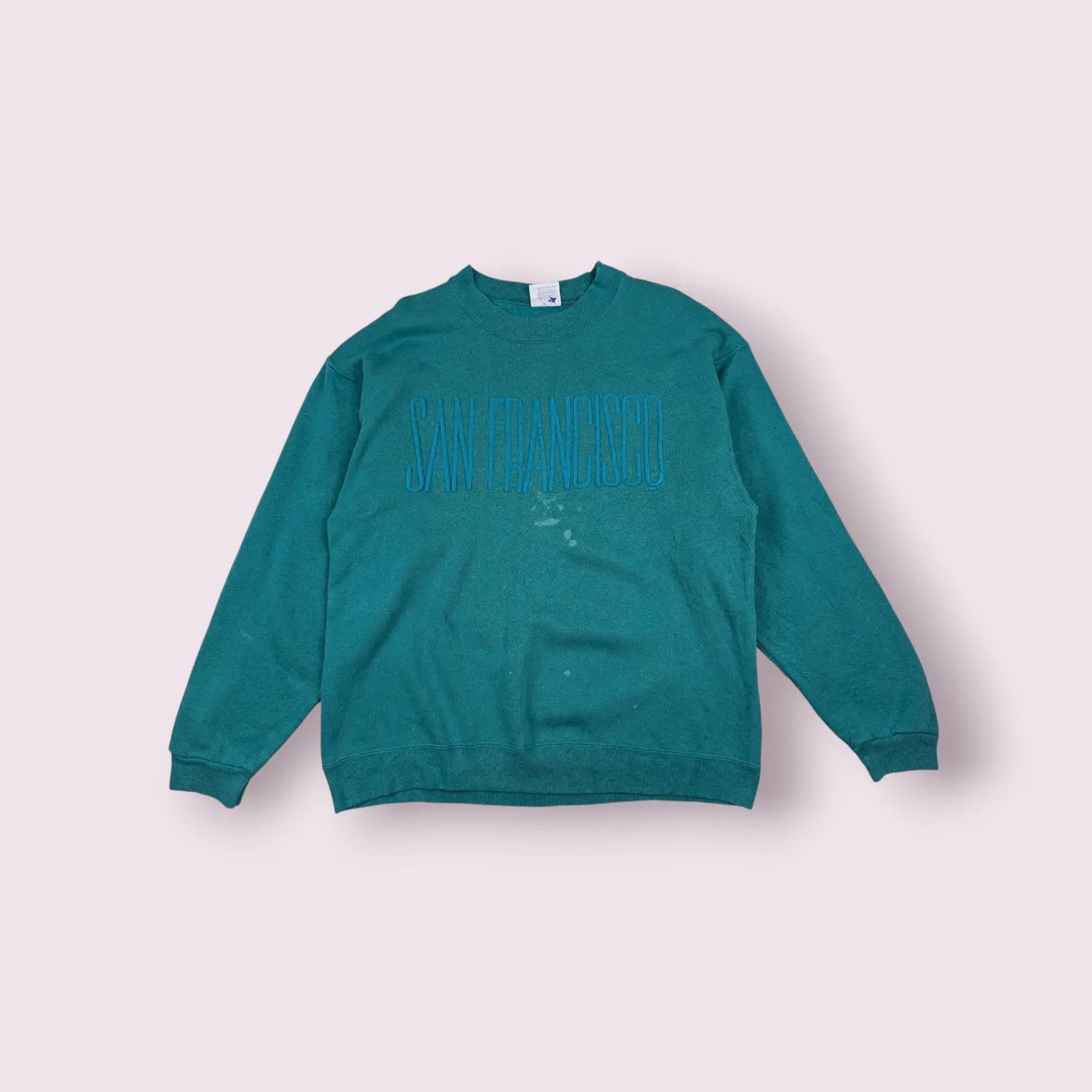 Hanes × Vintage Vintage 90's SAN FRANCISCO Big Spell Out Souvenir Jumper Size L / US 10 / IT 46 - 1 Thumbnail