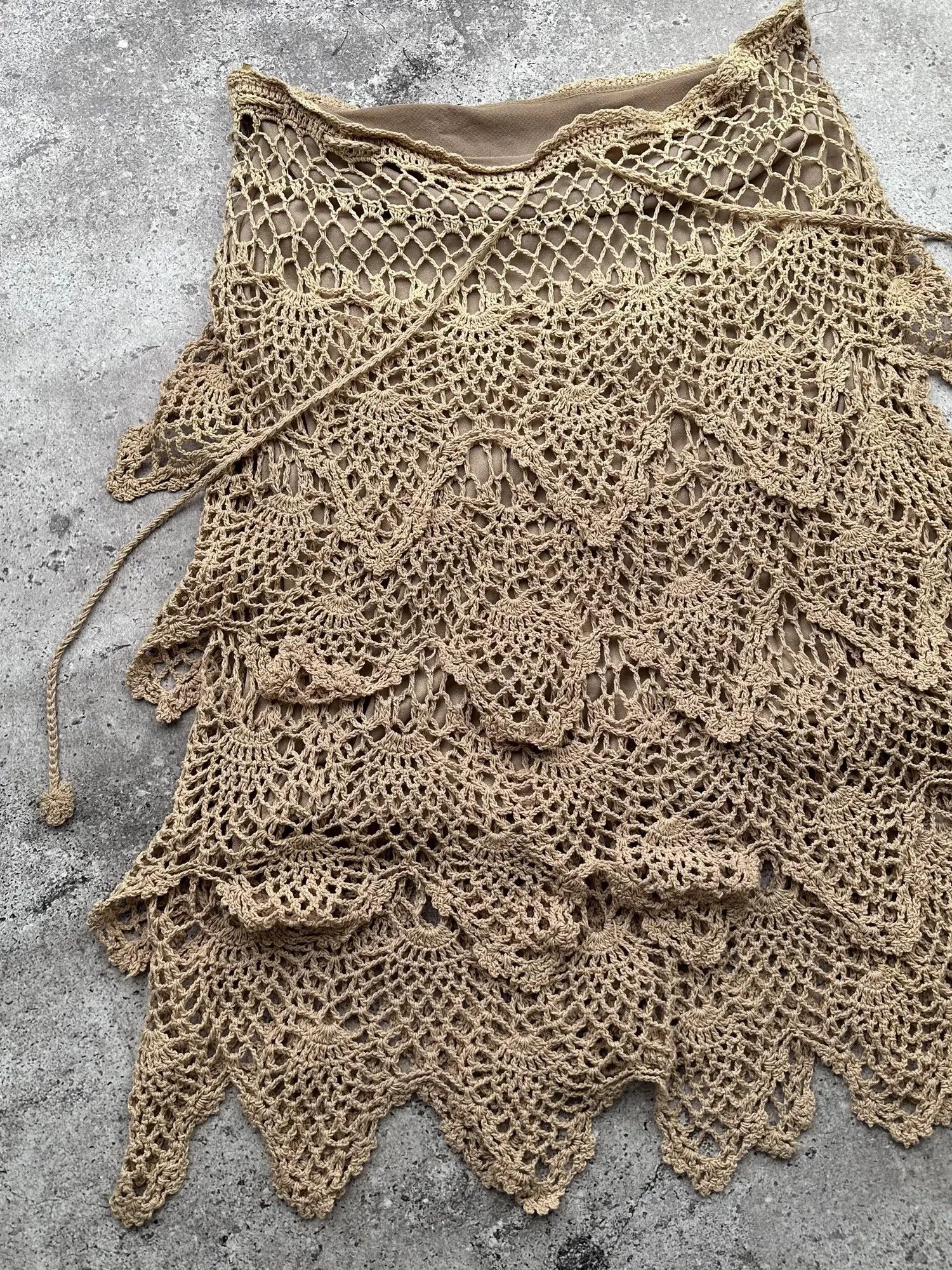 Vintage Vintage Knit Skirt C102(V160) Size 28" / US 6 / IT 42 - 2 Thumbnail
