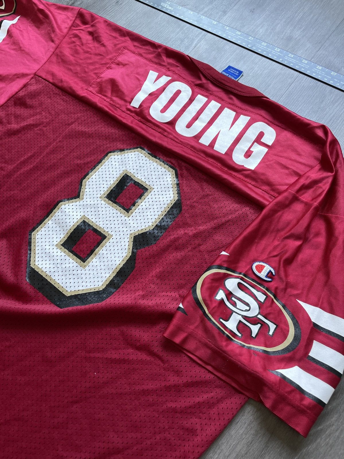 Champion Vintage Champion SF 49ers “Steve Young” Jersey (Sz.L) Size US L / EU 52-54 / 3 - 6 Thumbnail