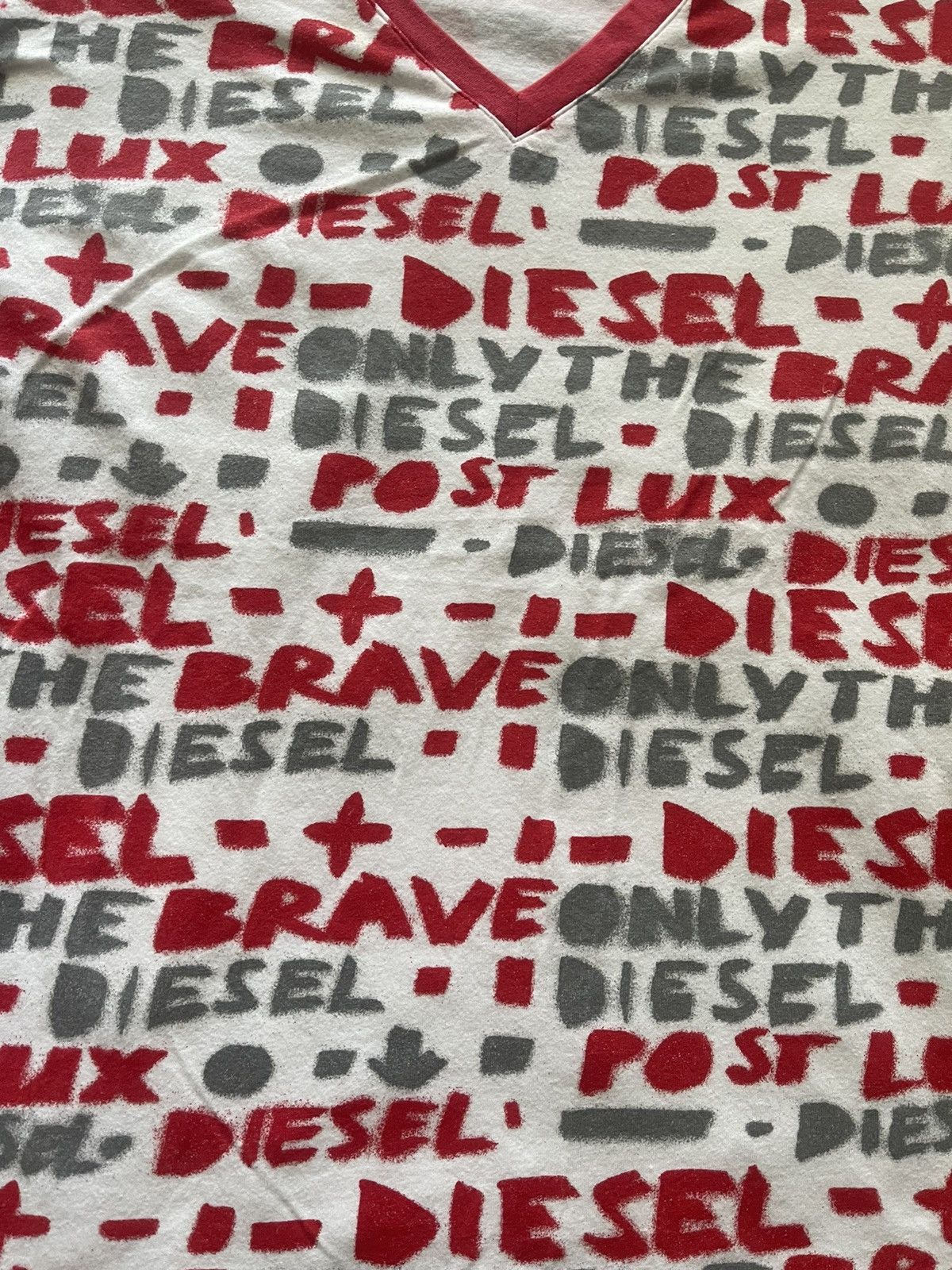 Diesel VINTAGE DIESEL SPELL OUT V NECK VERY RARE Size M / US 6-8 / IT 42-44 - 2 Thumbnail