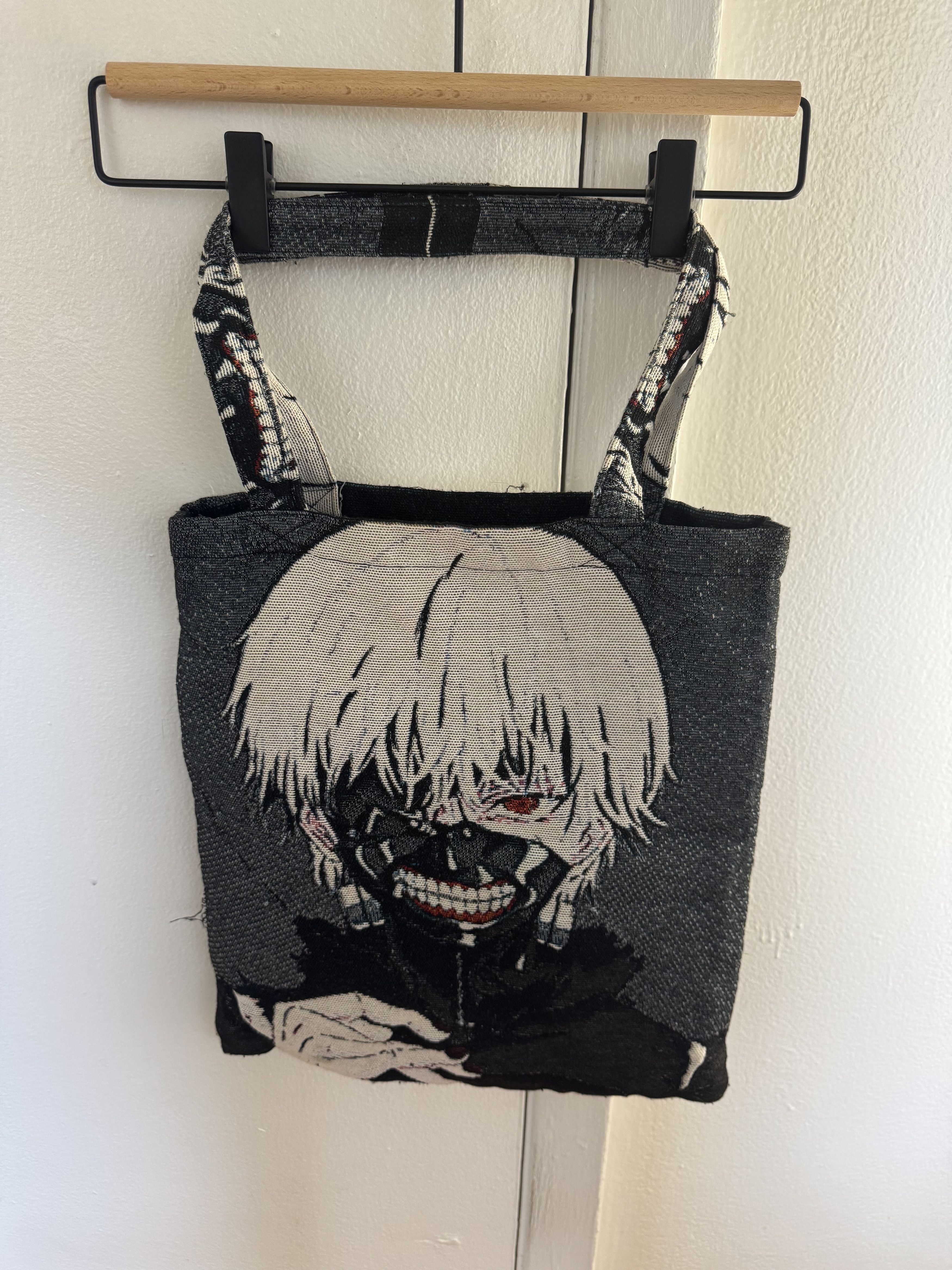 Anime Tokyo Ghoul Ken Kaneki Tapestry Tote Bag Size ONE SIZE - 2 Thumbnail