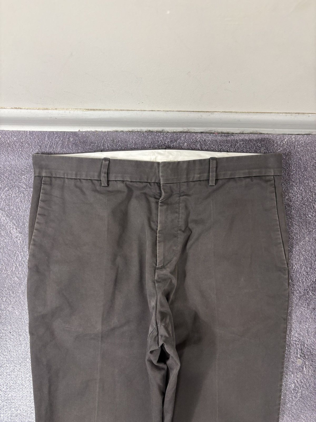 Arket Arket Men’s Brown/Grey Cotton Blend Chino Pants Trousers Size US 34 / EU 50 - 5 Thumbnail