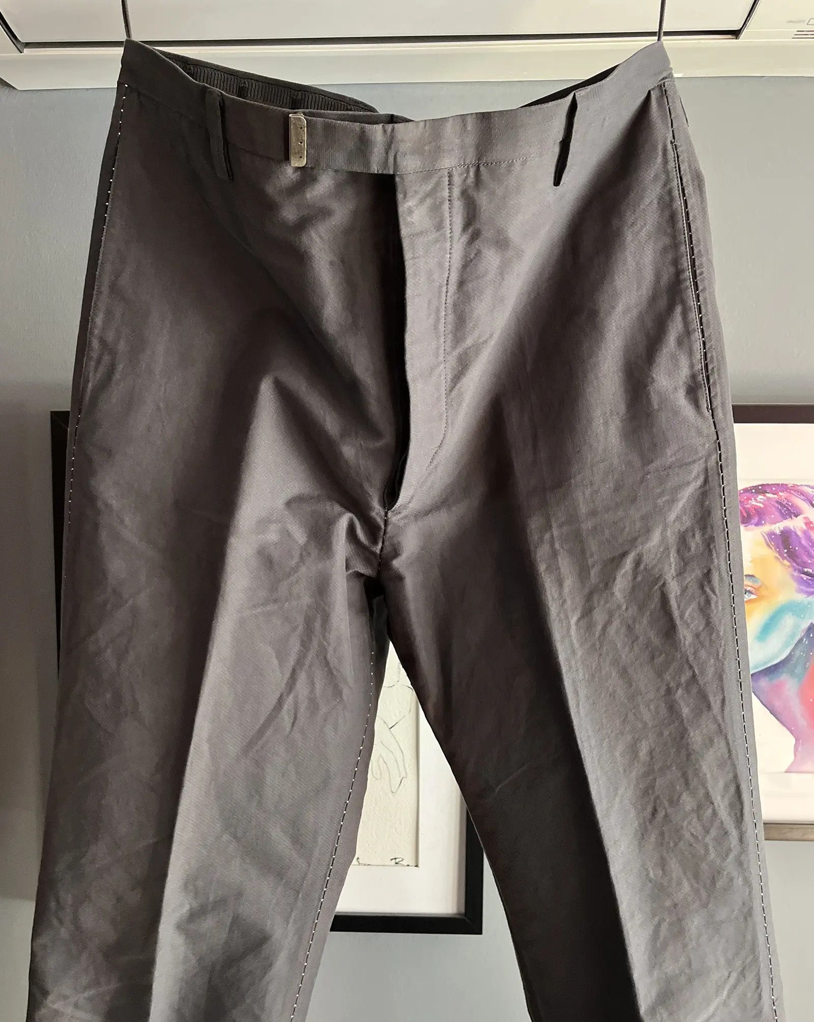 Carol Christian Poell Unlined Contrast Meltchain Suit Set Size 48L - 9 Thumbnail