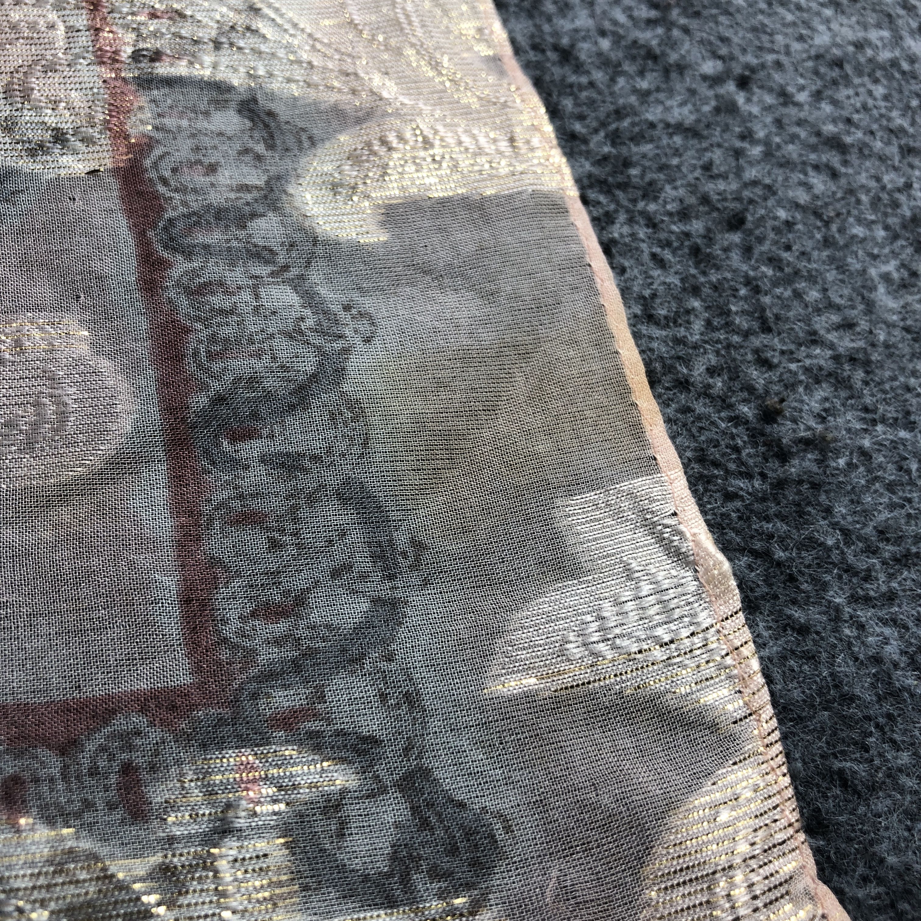 Japanese Brand Luciano Soprani Luxury Silk Scarf M1130 Size ONE SIZE - 7 Thumbnail