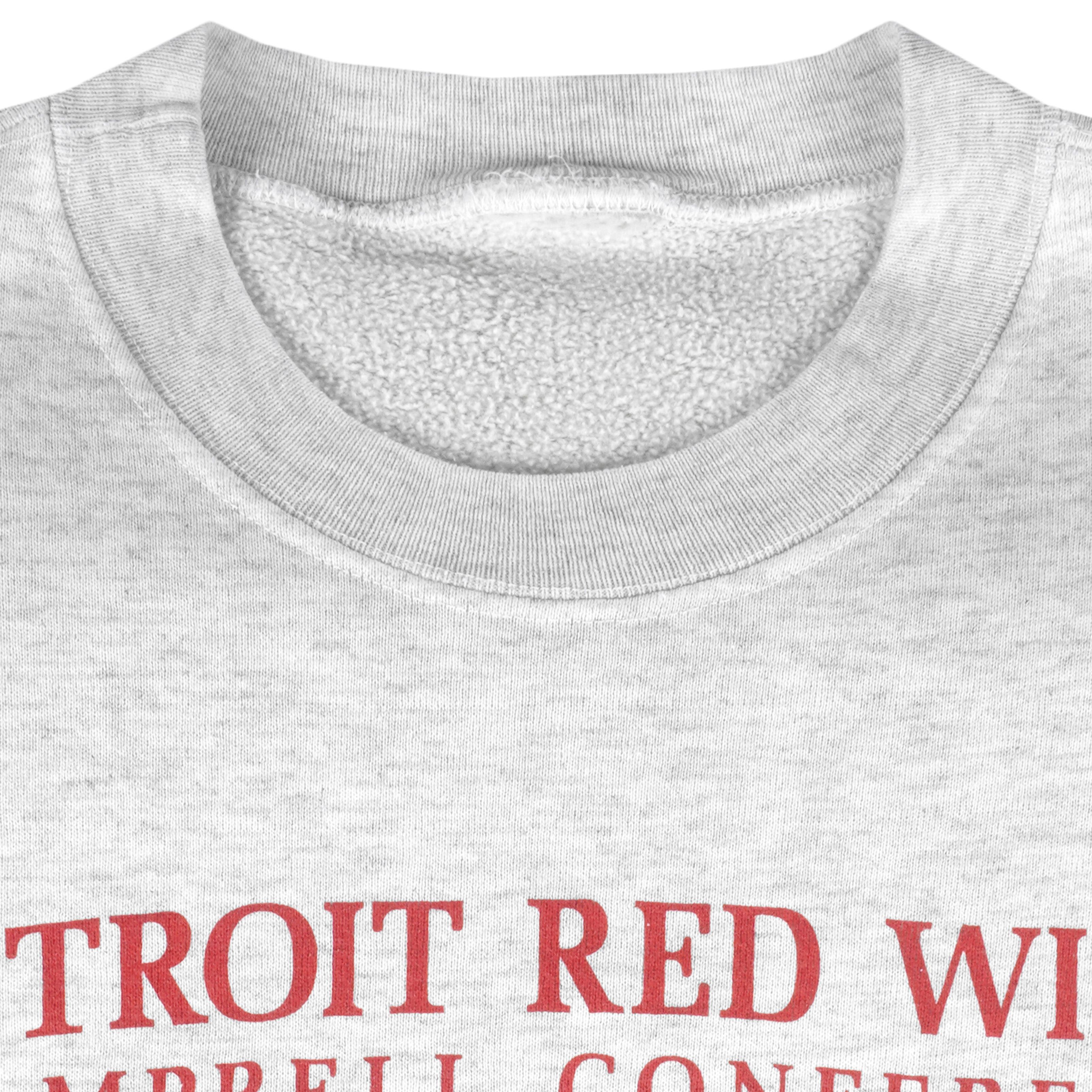 Nutmeg NHL - Detroit Red Wings Crew Neck Sweatshirt 1990s Size US L / EU 52-54 / 3 - 4 Thumbnail