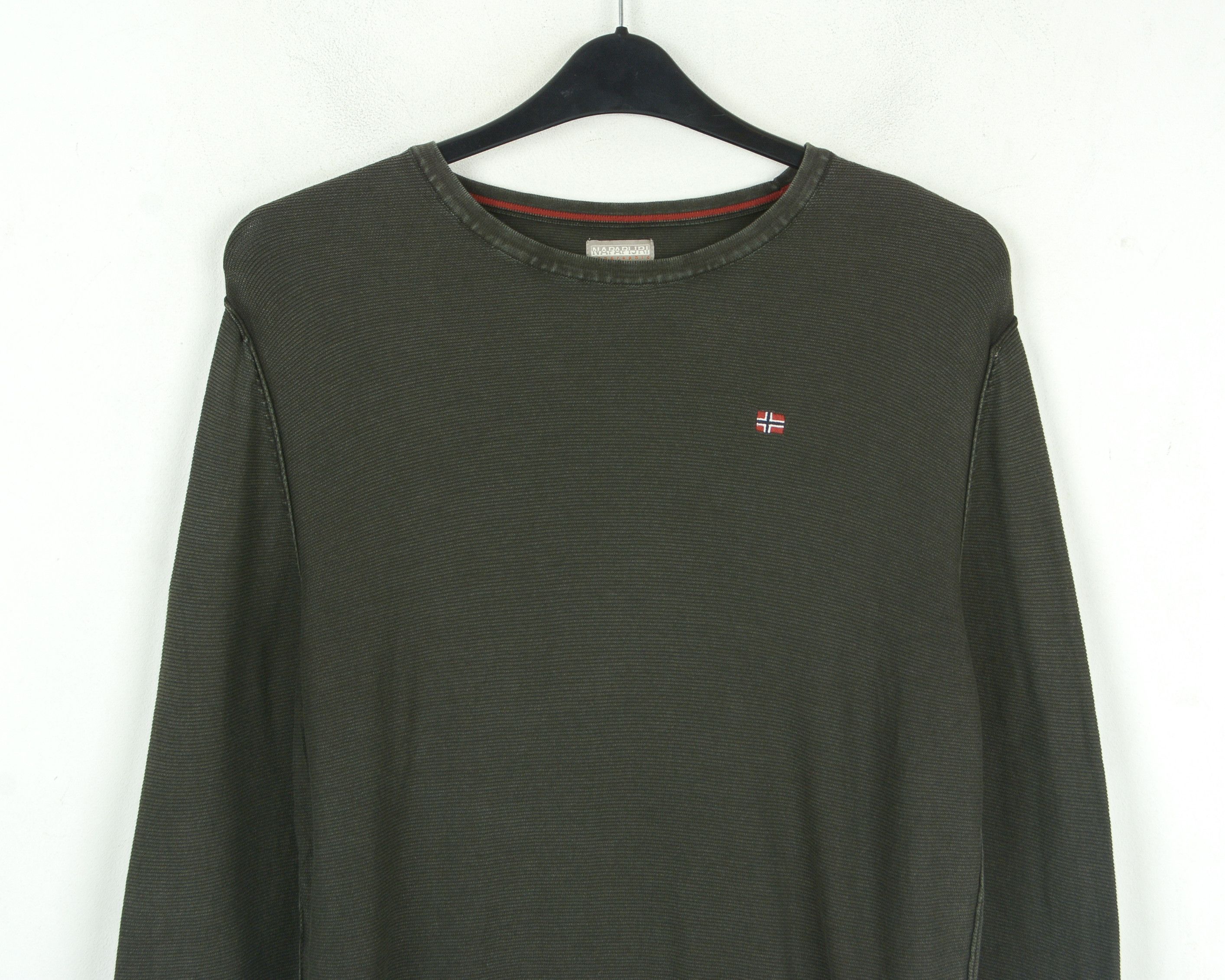 Napapijri Men's Jumper Pullover M Sweater Knit Crew Neck Sweatshirt Size US M / EU 48-50 / 2 - 2 Thumbnail