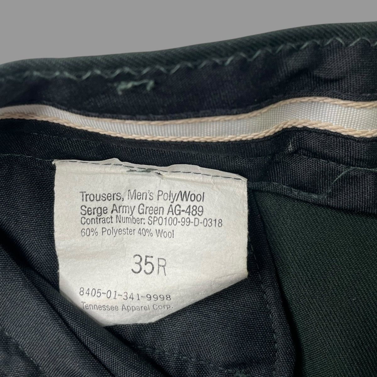 Vintage Vintage military pleated wool trousers Size US 32 / EU 48 - 5 Thumbnail