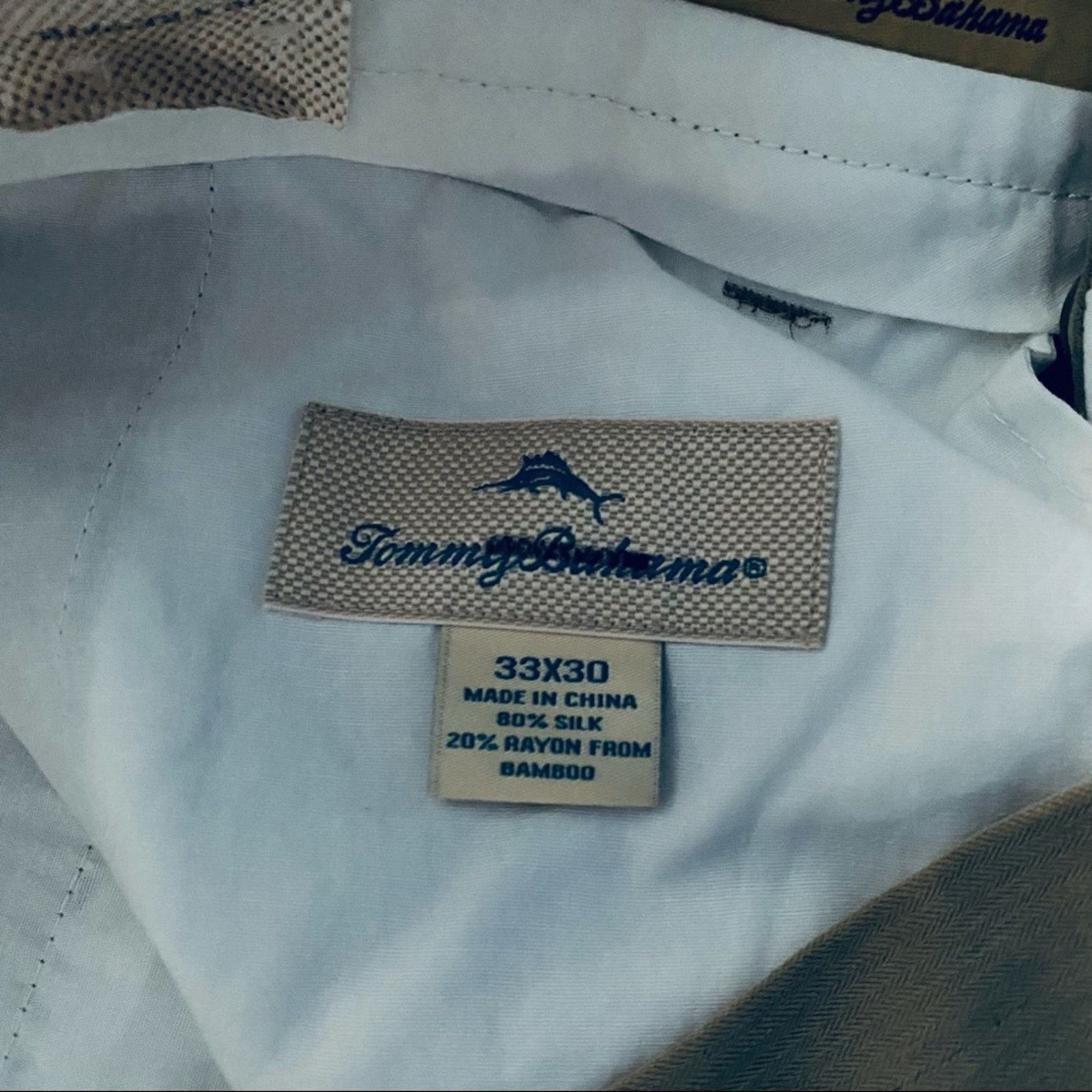 Tommy Bahama NWT Tommy Bahama silk khaki dress slacks Size US 33 - 4 Thumbnail