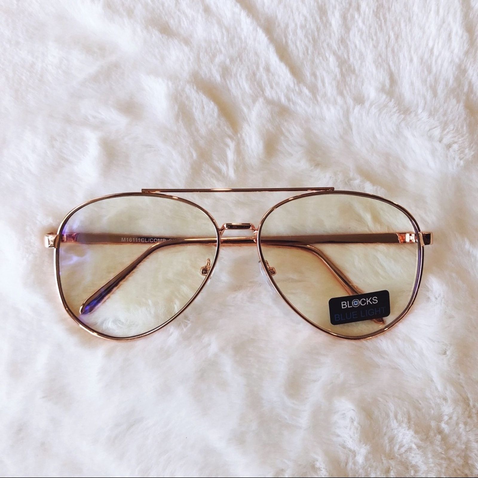 Other Jane Rose Gold Aviator Computer Blue Light Glasses Size ONE SIZE - 1 Thumbnail