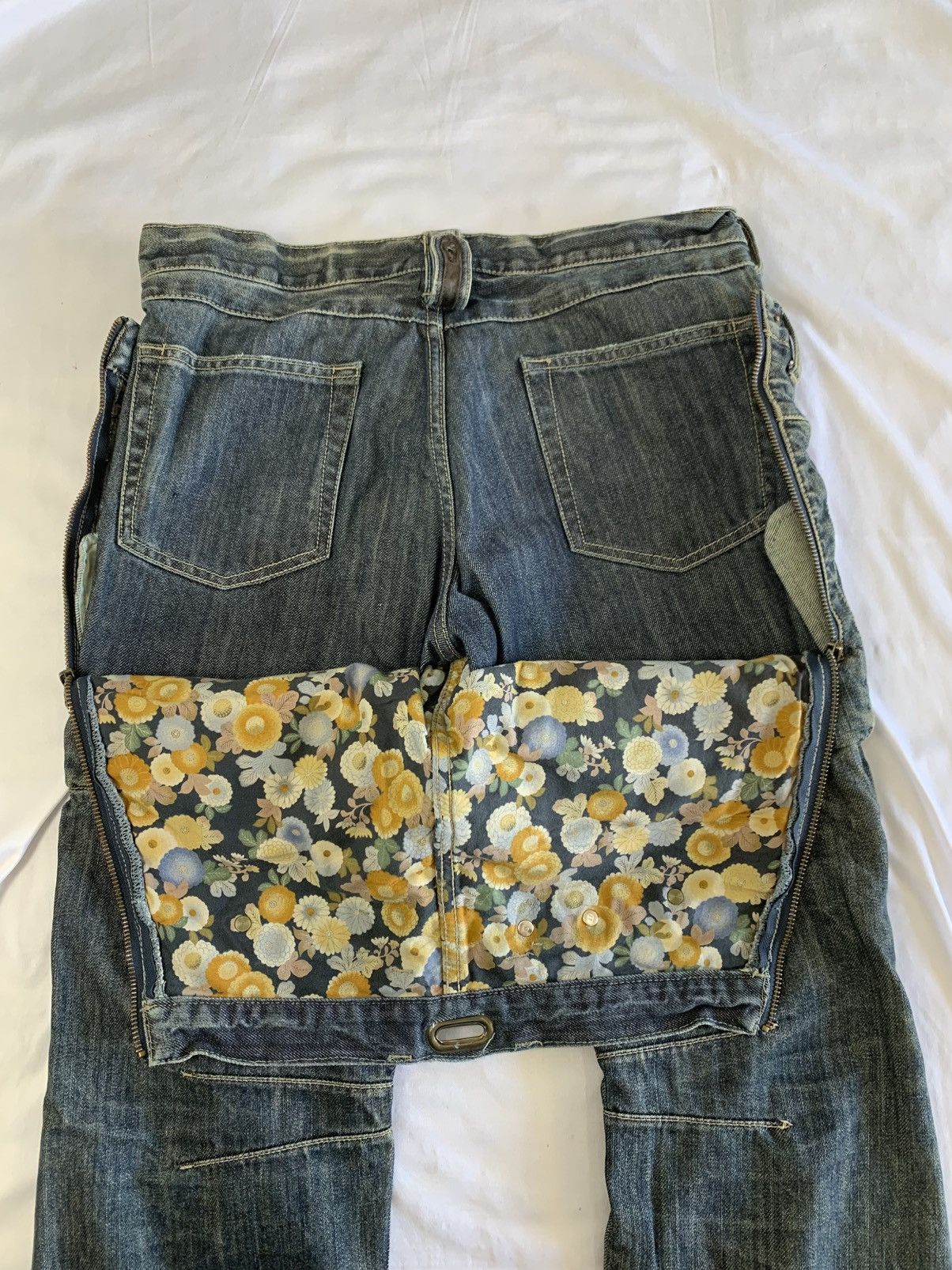 PPFM PPFM double waist punk distressed denim jeans Size US 32 / EU 48 - 10 Thumbnail