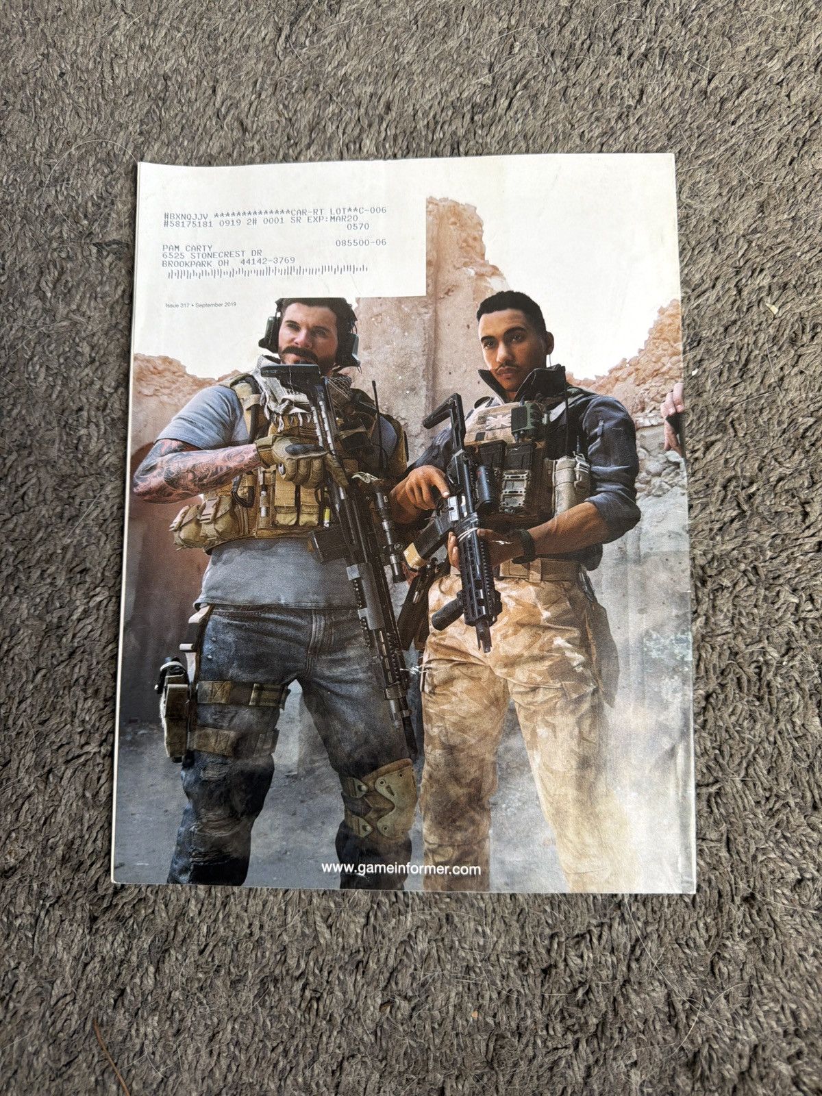 Hypebeast 2019 Game Informer Volume XXIX Number 9 Issue 317 Size ONE SIZE - 2 Thumbnail