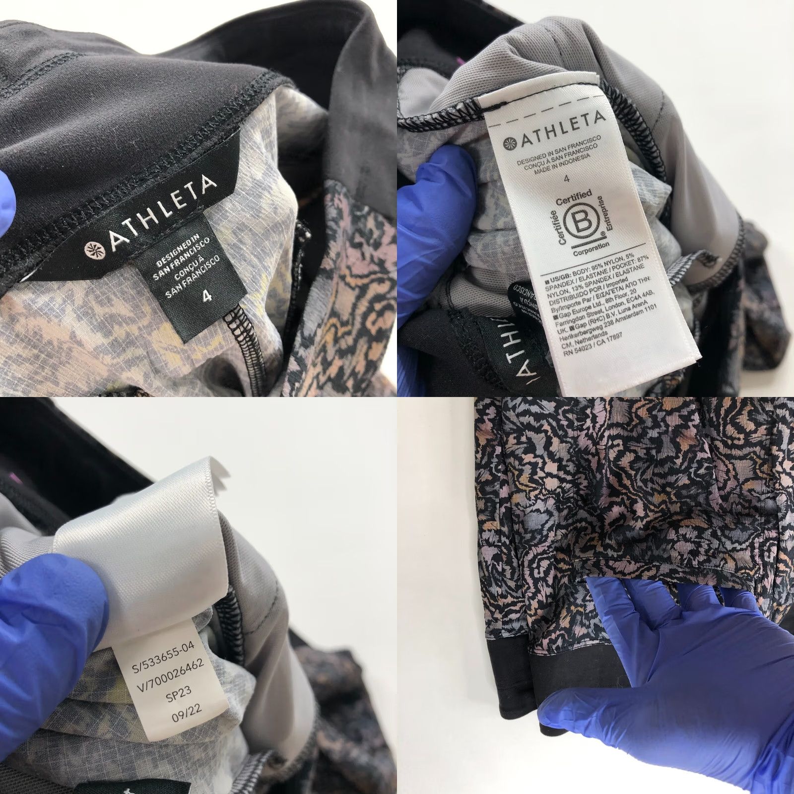 Athleta Athleta Trekkie North Jogger High Rise 4 Fit 28W 27L All Over Print 533655 Size 28" / US 6 / IT 42 - 8 Thumbnail