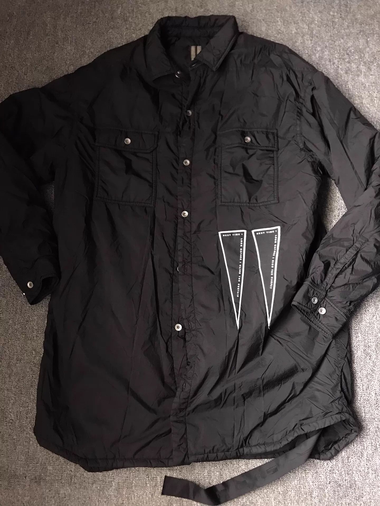 Rick Owens Rick Owens DRKSHDW Longline Cotton Padded Jacket M New Size US M / EU 48-50 / 2 - 3 Thumbnail