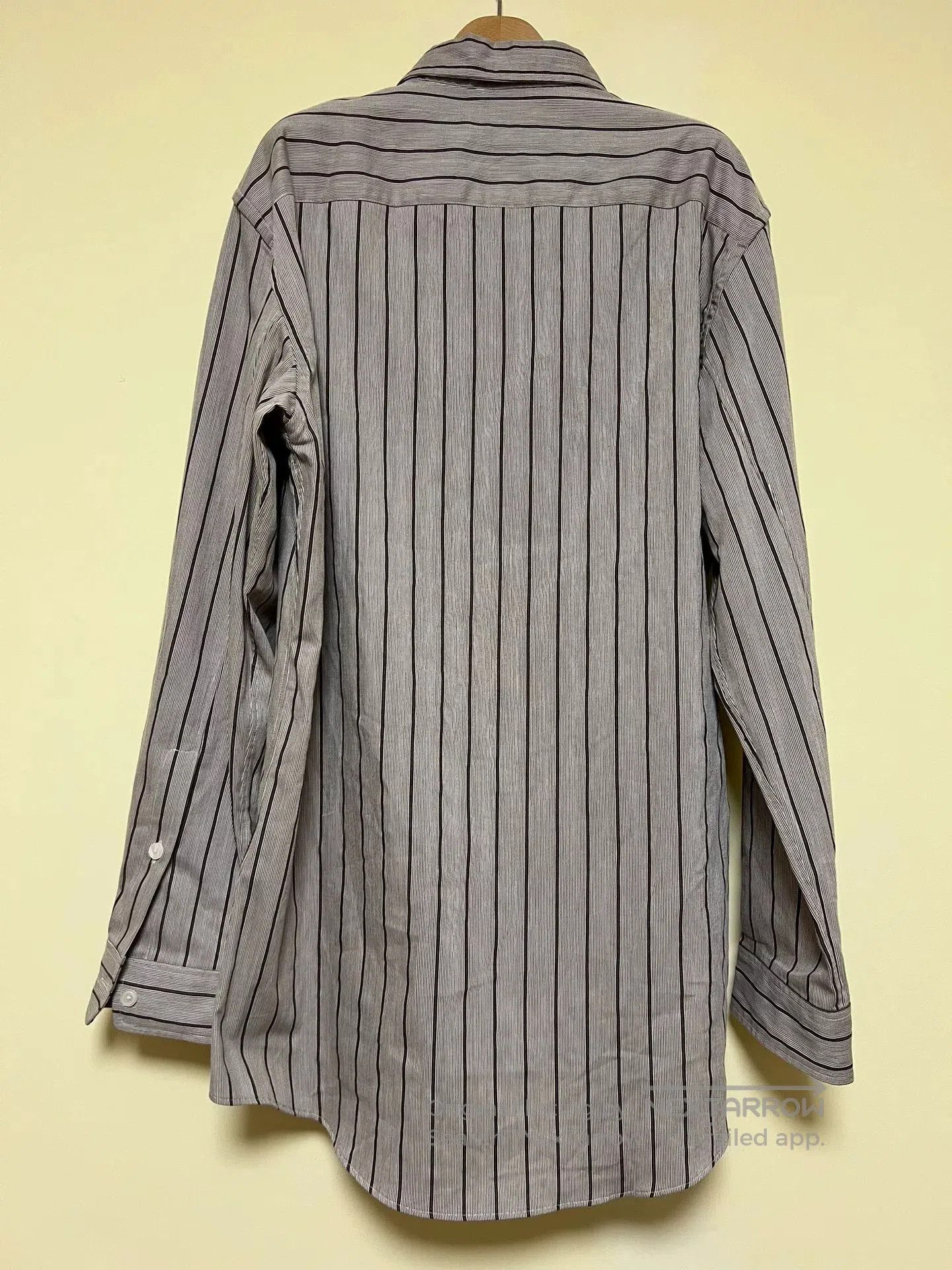 Hed Mayner Hed Mayner Brown Striped Shirt. Size US M / EU 48-50 / 2 - 9 Thumbnail