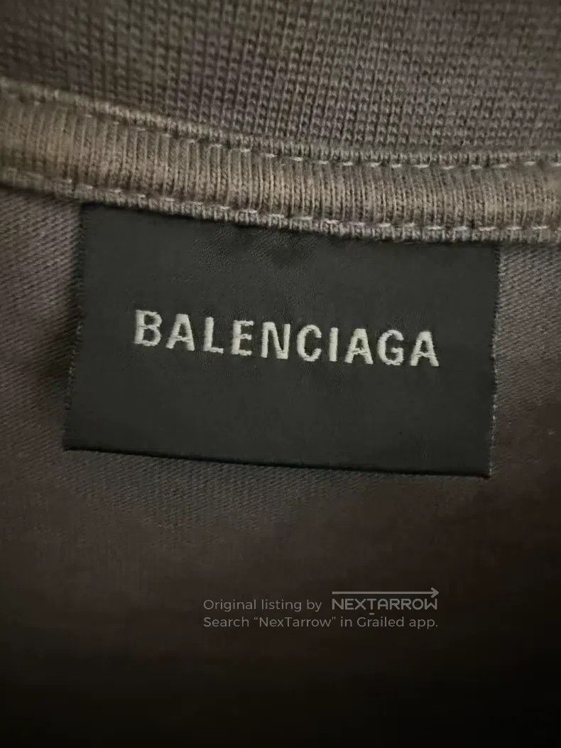 Balenciaga Balenciaga Front and Back Embroidered Logo Short Sleeve Size US M / EU 48-50 / 2 - 3 Thumbnail