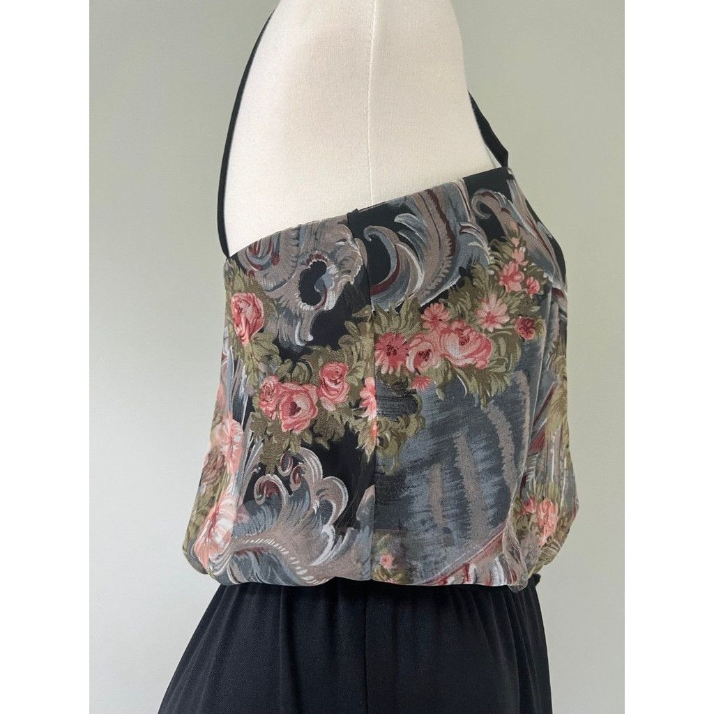 Vintage 1970s Vtg Long Boho Maxi Dress | Matthew Jo.Ed Sophisticates Size L / US 10 / IT 46 - 5 Thumbnail