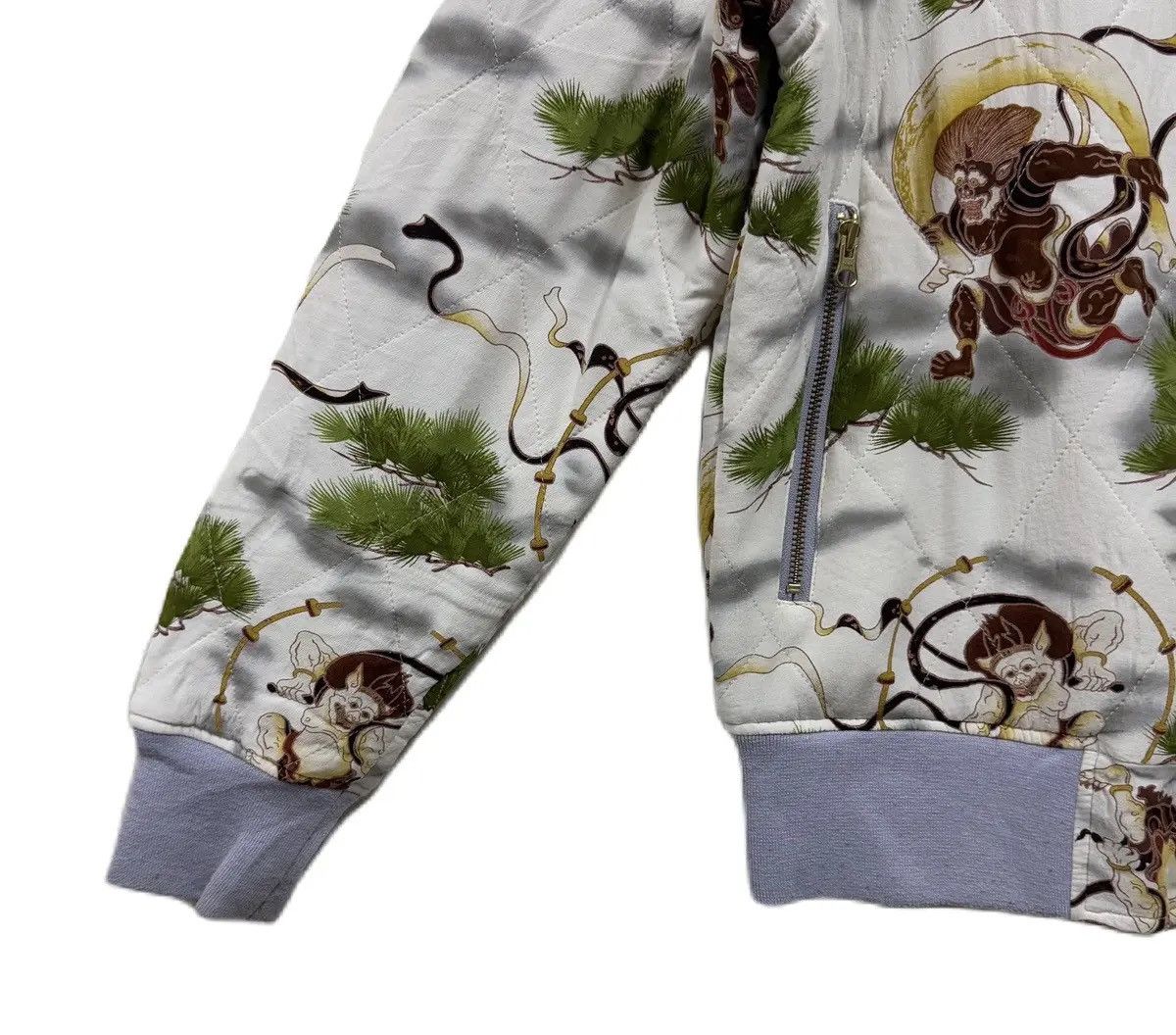 Japanese Brand Oniwa Soto 2004 Silk Sukajan Jacket Size US L / EU 52-54 / 3 - 8 Thumbnail