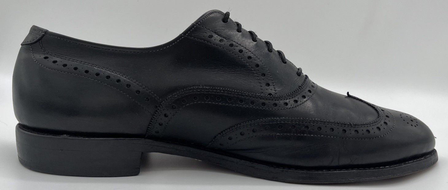 Allen Edmonds Allen Edmonds CHESTER Men Size 9.5D Black Leather Oxfords Size US 9.5 / EU 42-43 - 8 Thumbnail